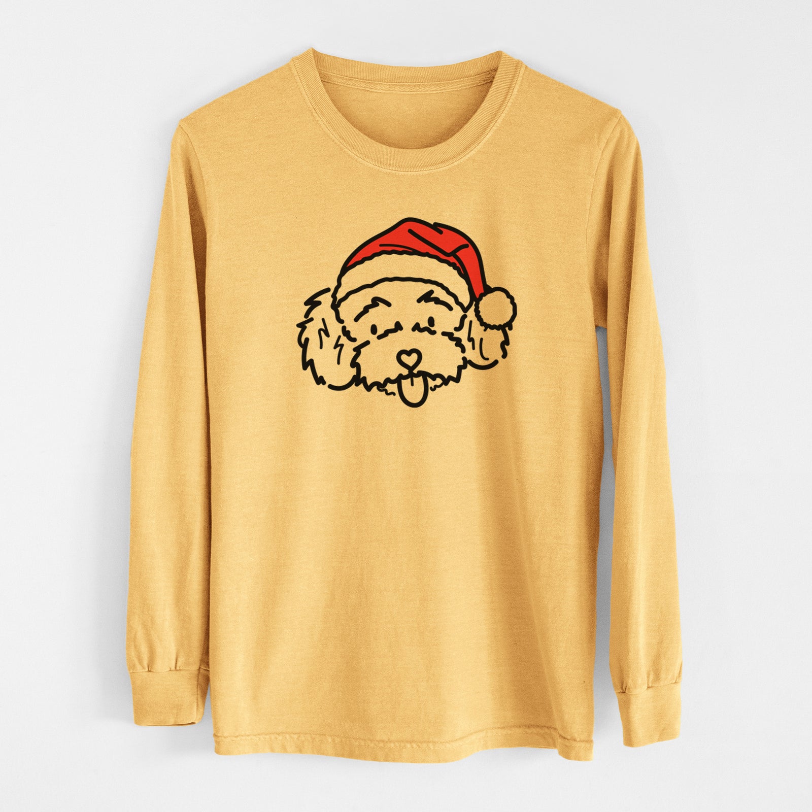 Jolly Toy Poodle - Ricci - Heavyweight 100% Cotton Long Sleeve