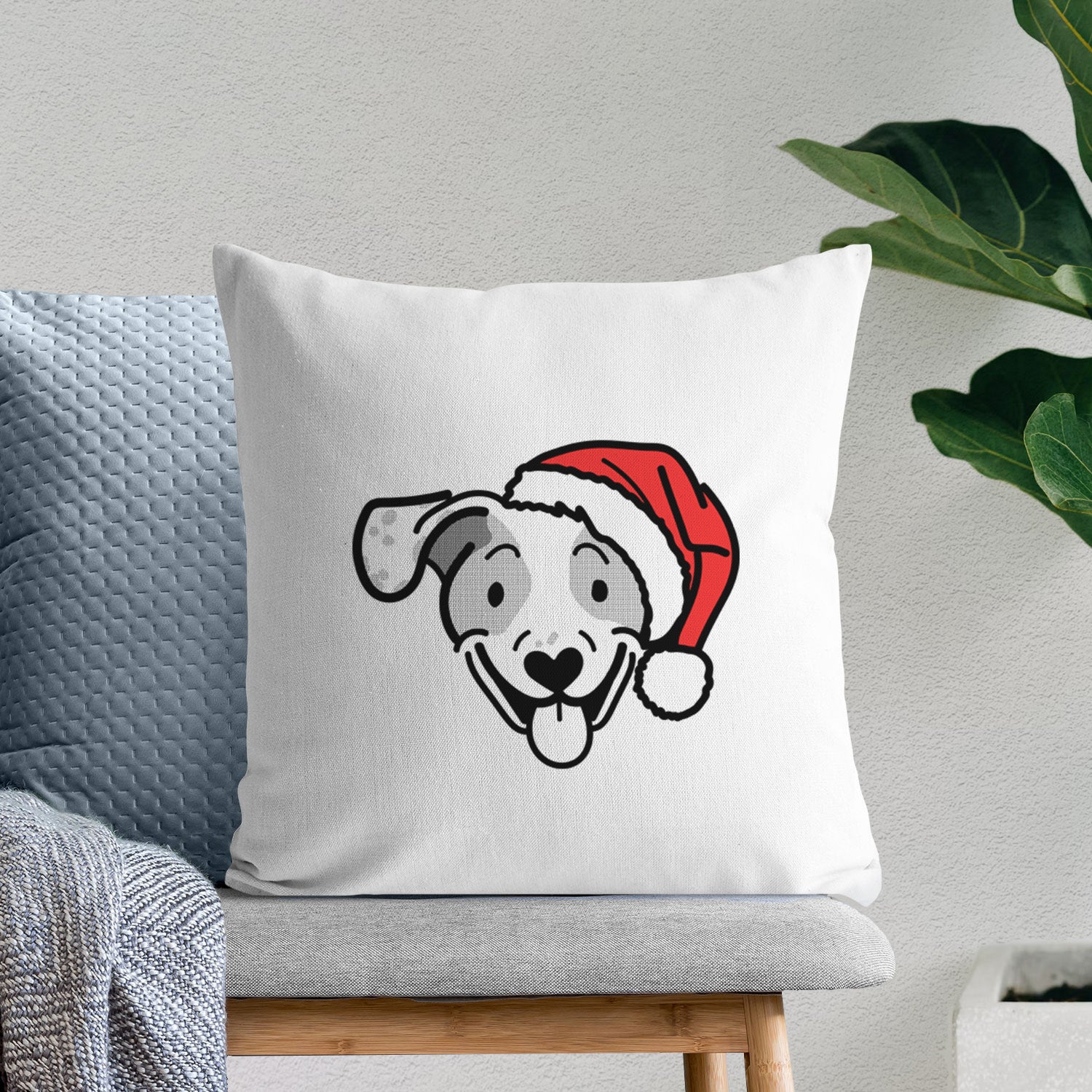 Love Always Beagle Mix - Roland - Throw Pillow Cover