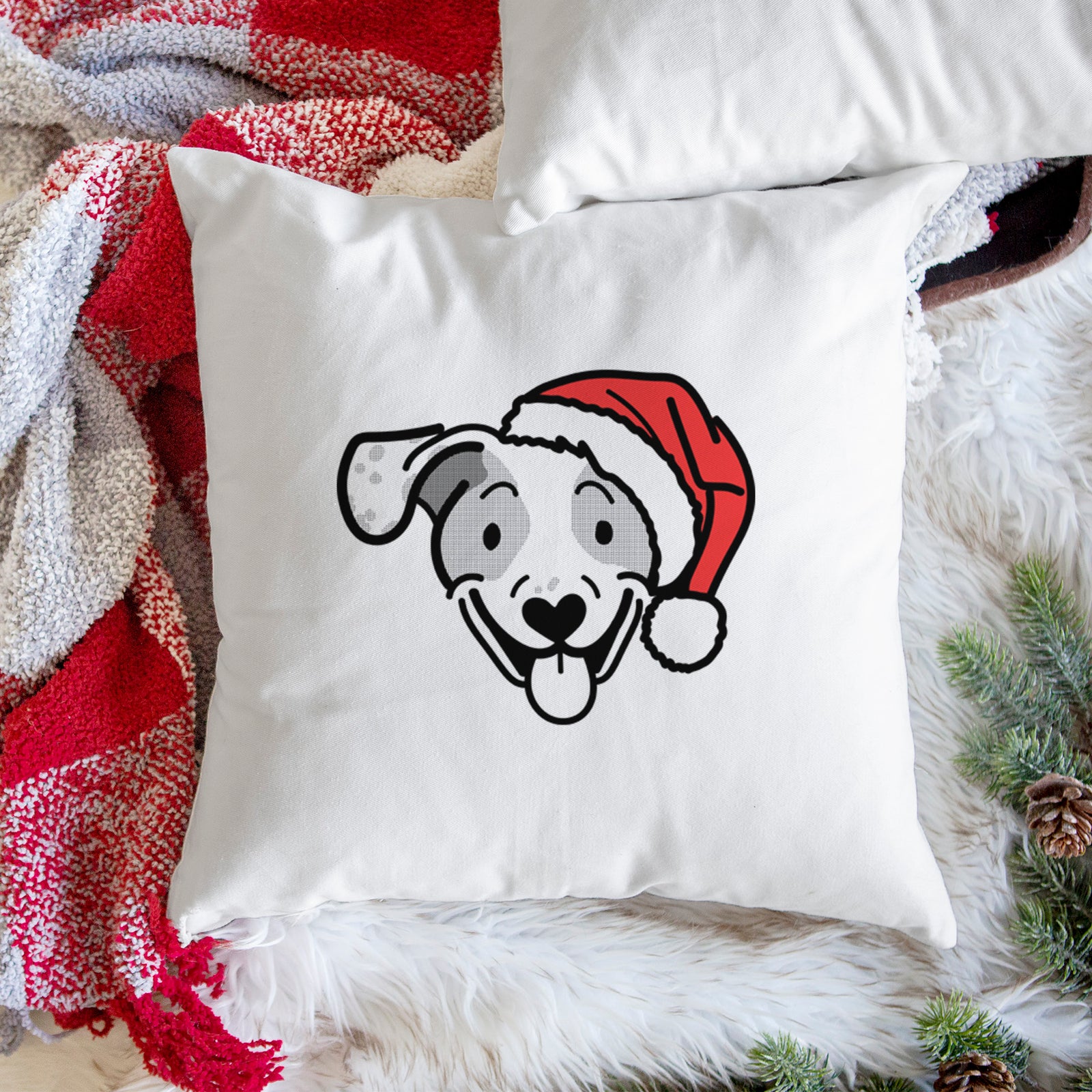 Love Always Beagle Mix - Roland - Throw Pillow Cover