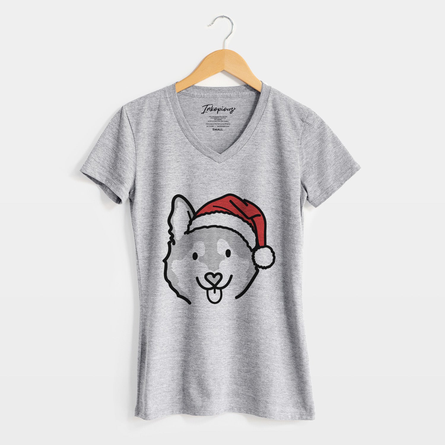 Jolly Alaskan Klee Kai - Sitka - Women's Perfect V-neck Shirt