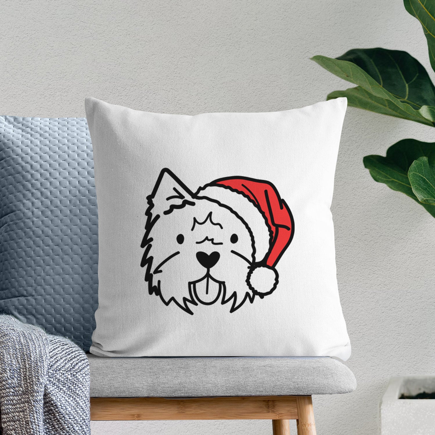 Love Always West Highland Terrier - Throw Pillow Cover
