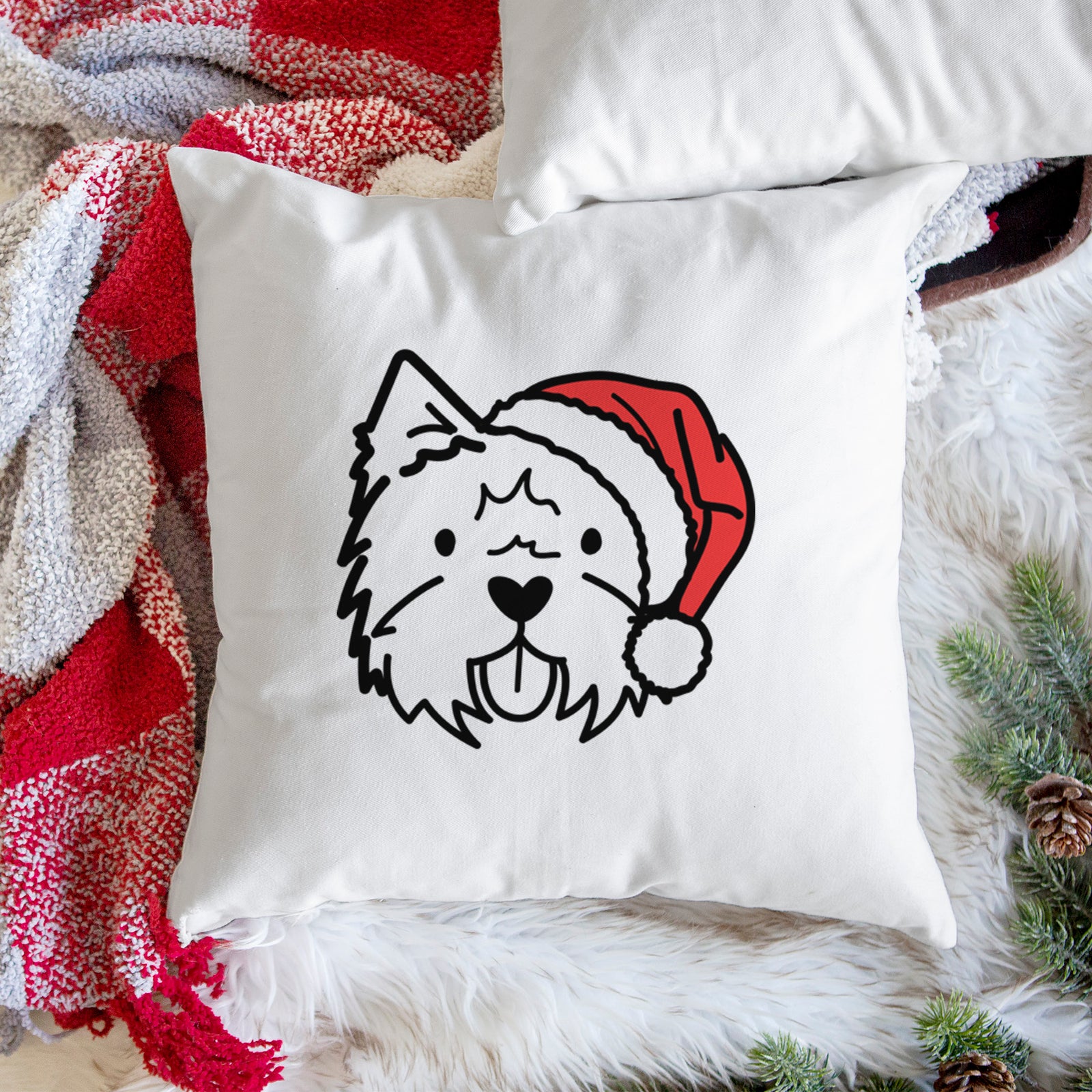 Love Always West Highland Terrier - Throw Pillow Cover