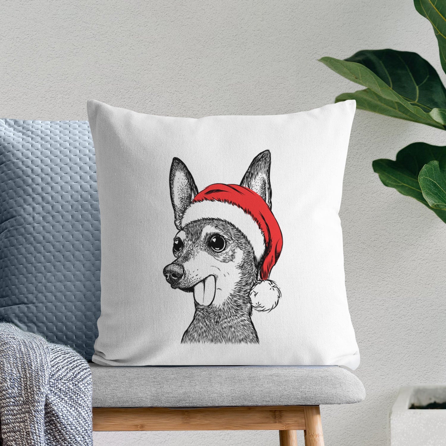 Aaron the Chihuahua - Throw Pillow Cover