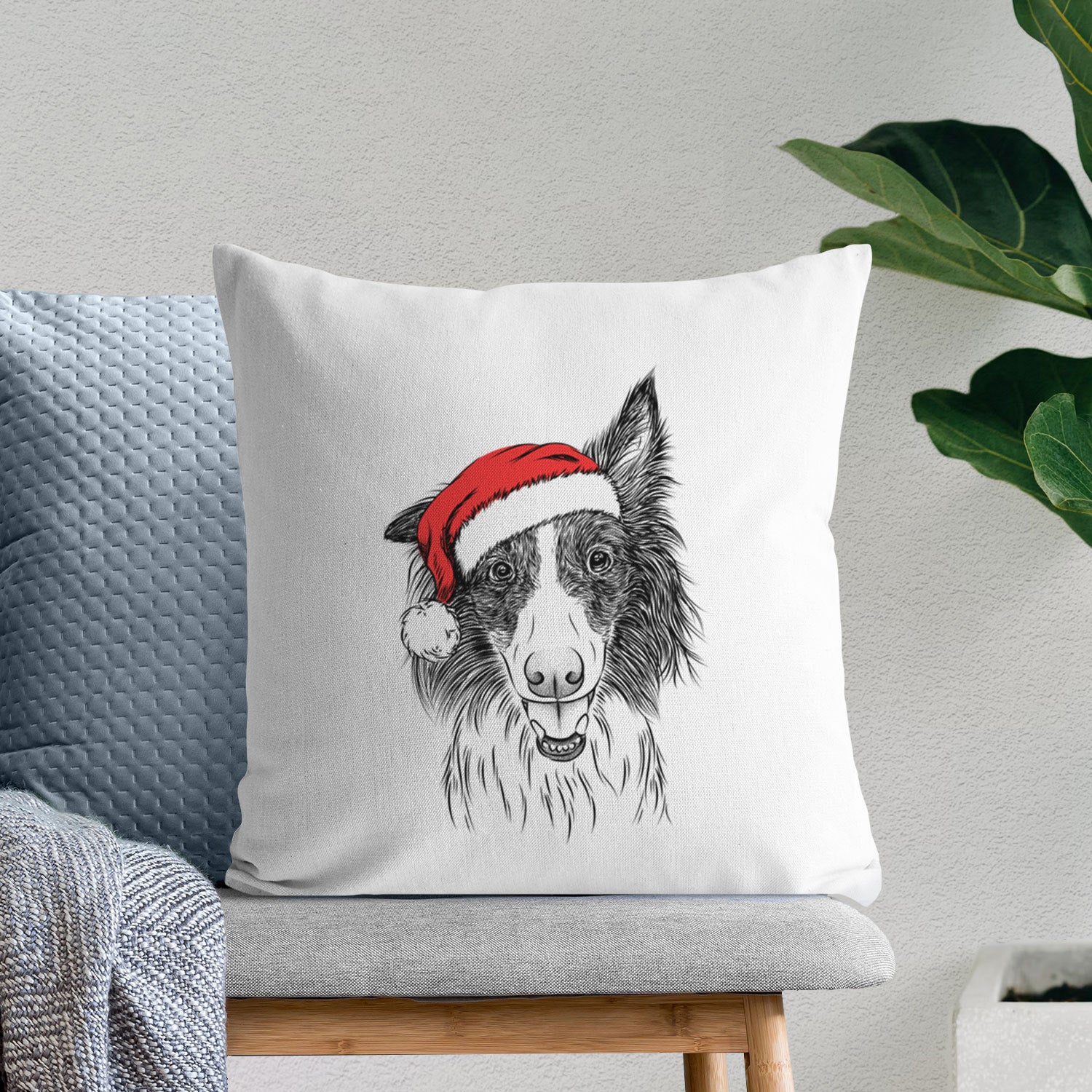 Archie the Silken Windhound - Throw Pillow Cover