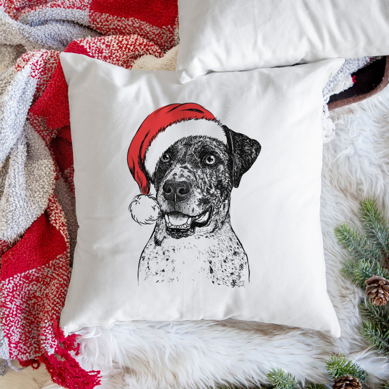 Argos the Catahoula - Throw Pillow Cover