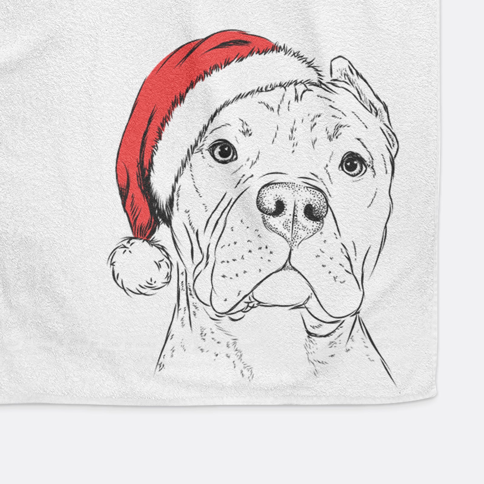 Bam Bam the Pitbull Decorative Hand Towel