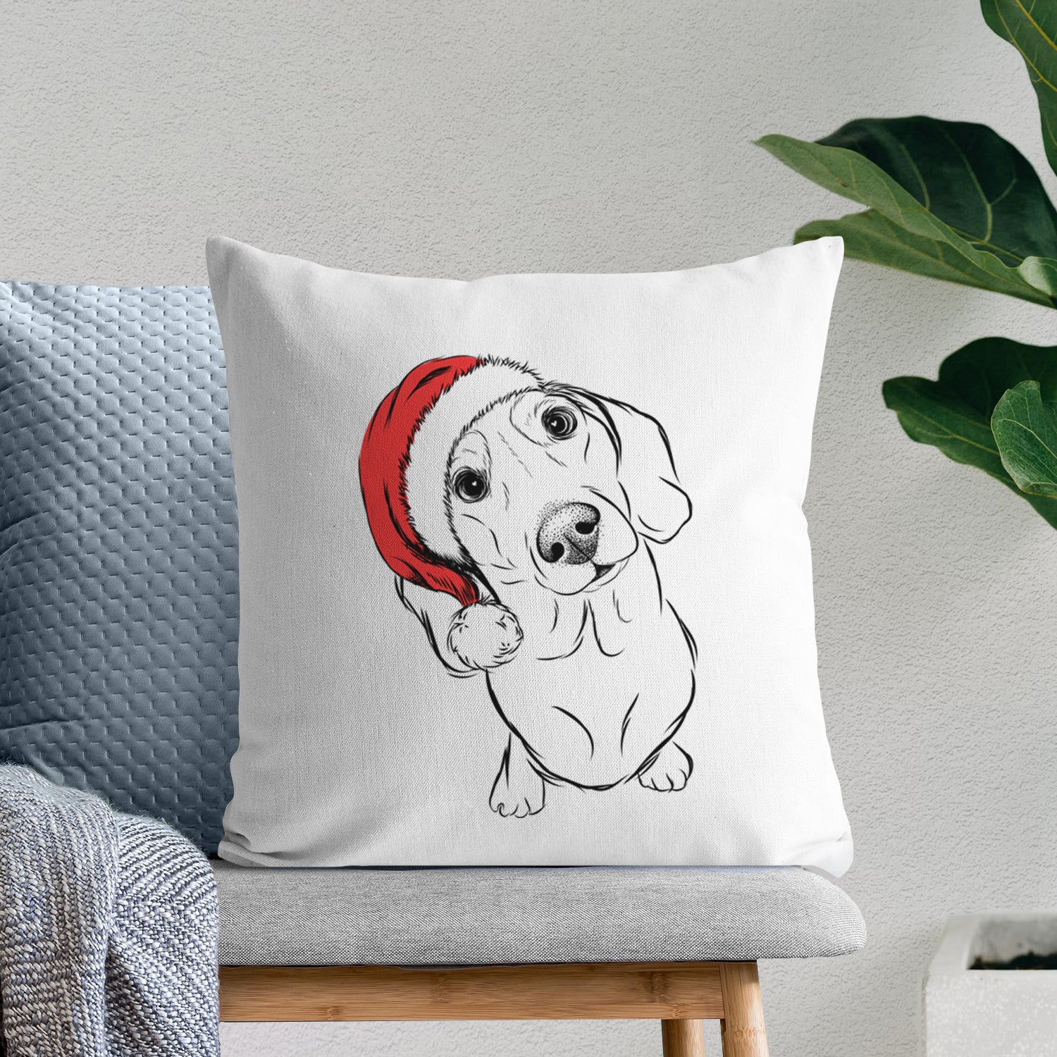 Bill the Dachshund - Throw Pillow Cover