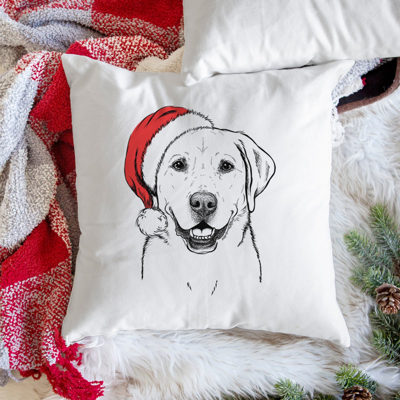 Booney the Labrador Retriever - Throw Pillow Cover