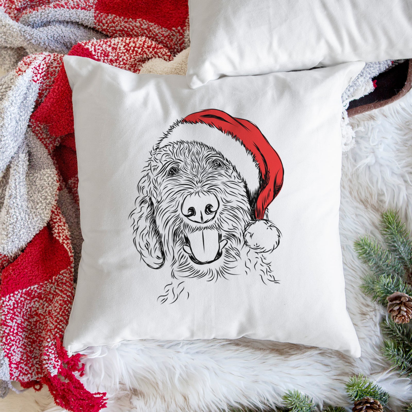 Dixie the Doodle - Throw Pillow Cover