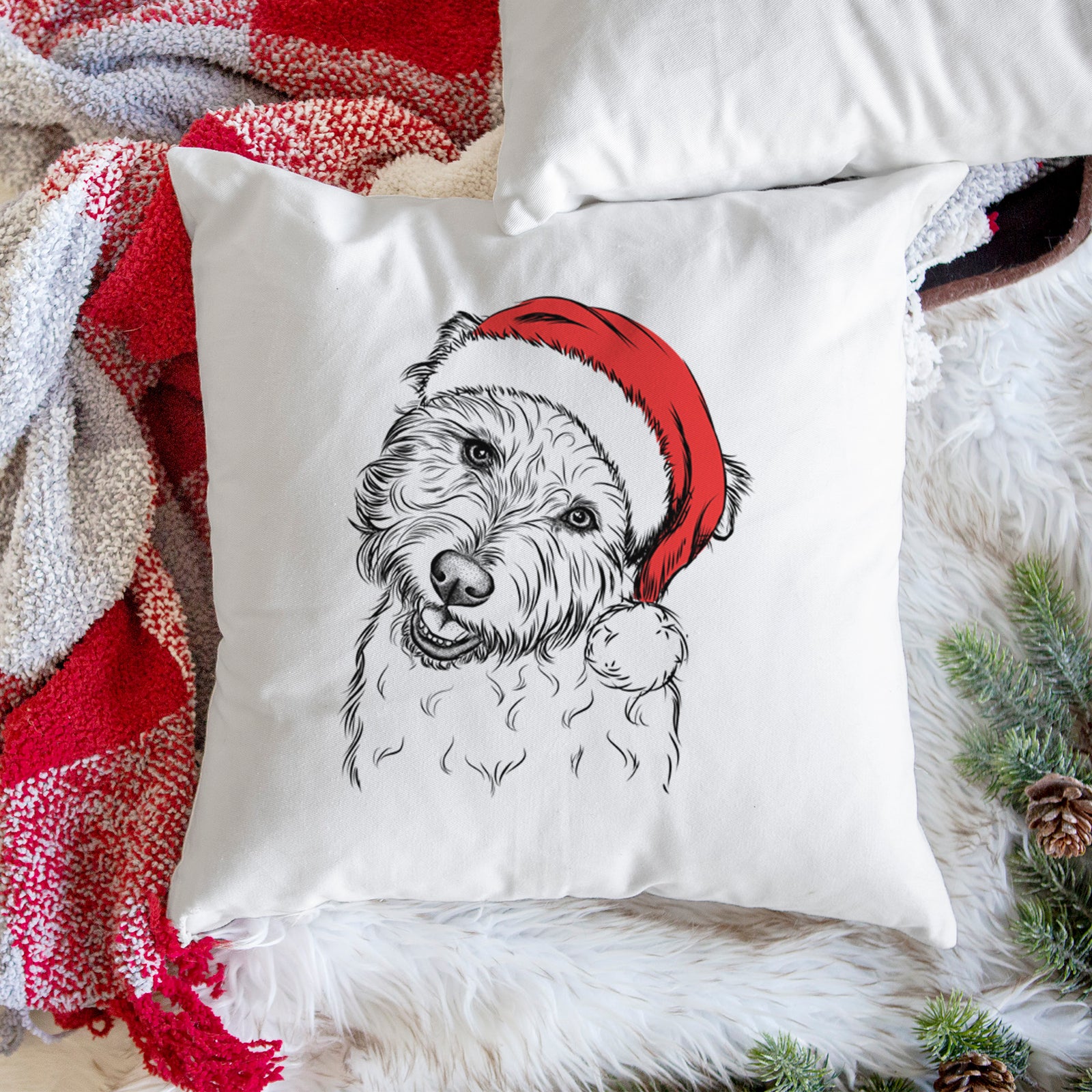 Duffy the Glen of Imaal Terrier - Throw Pillow Cover