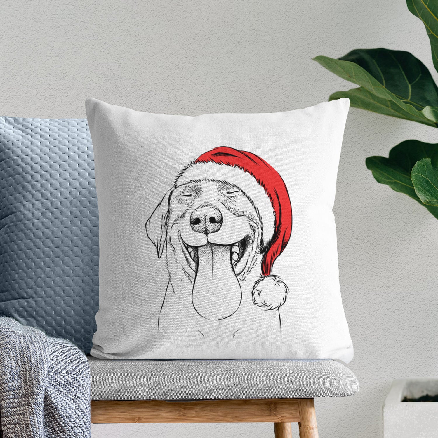 Fig the Labrador Retriever - Throw Pillow Cover
