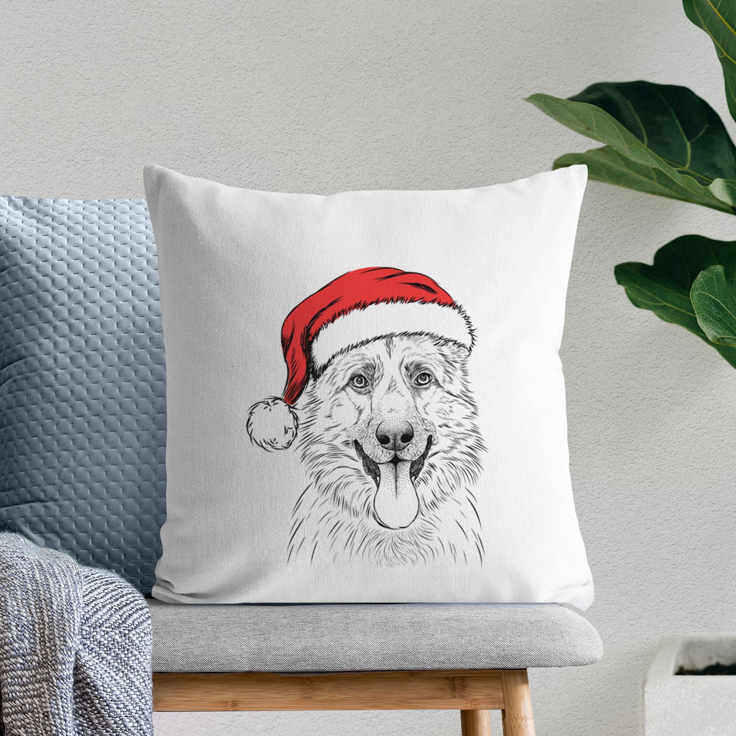 Grace the German Shepherd - Throw Pillow Cover