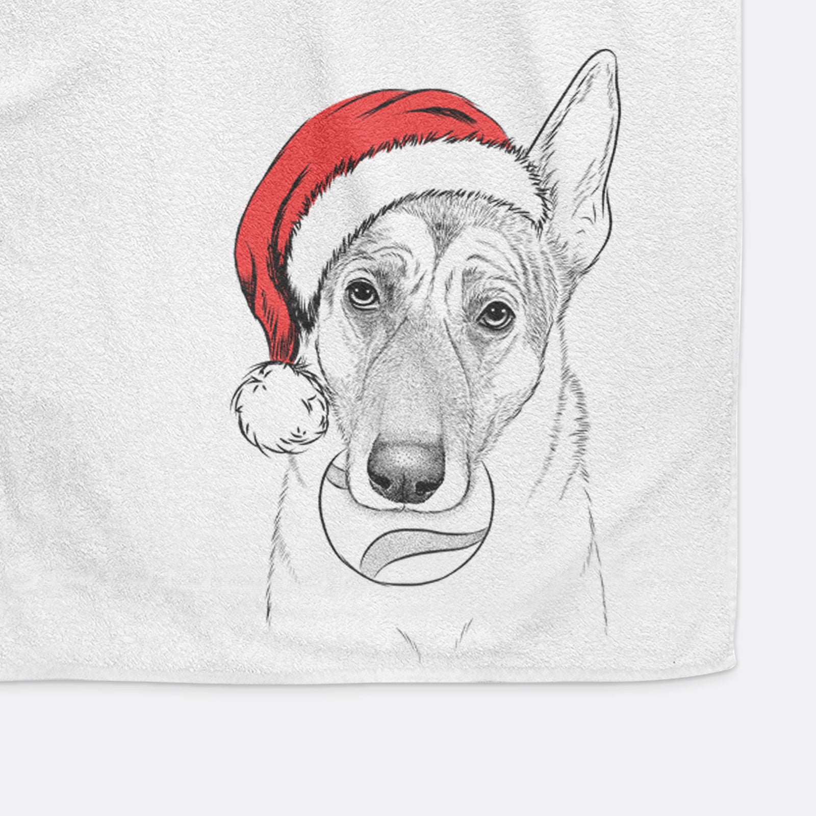 Greta the German Shepherd Premium Hand Towel
