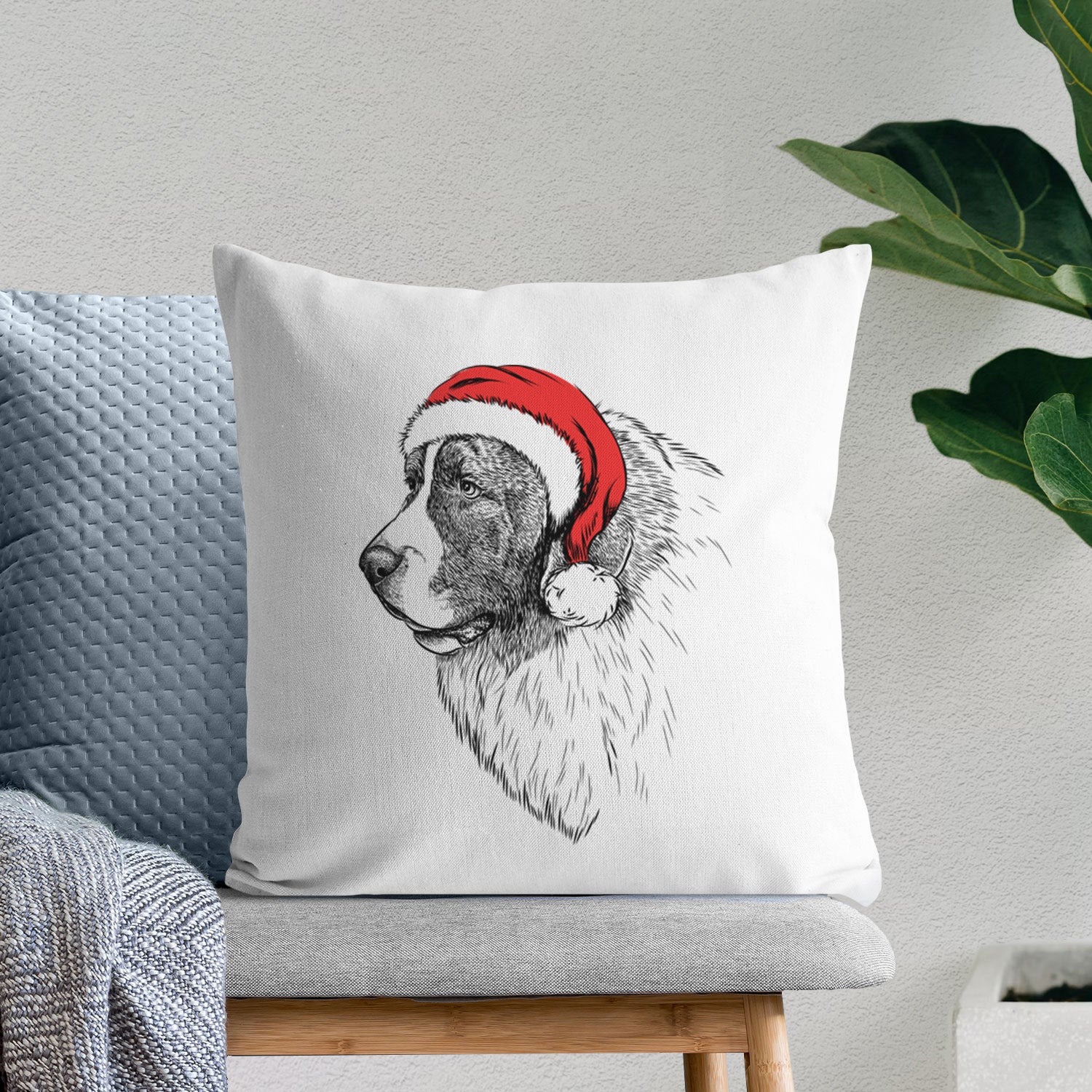 Magnus the Pyrenean Mastiff - Throw Pillow Cover