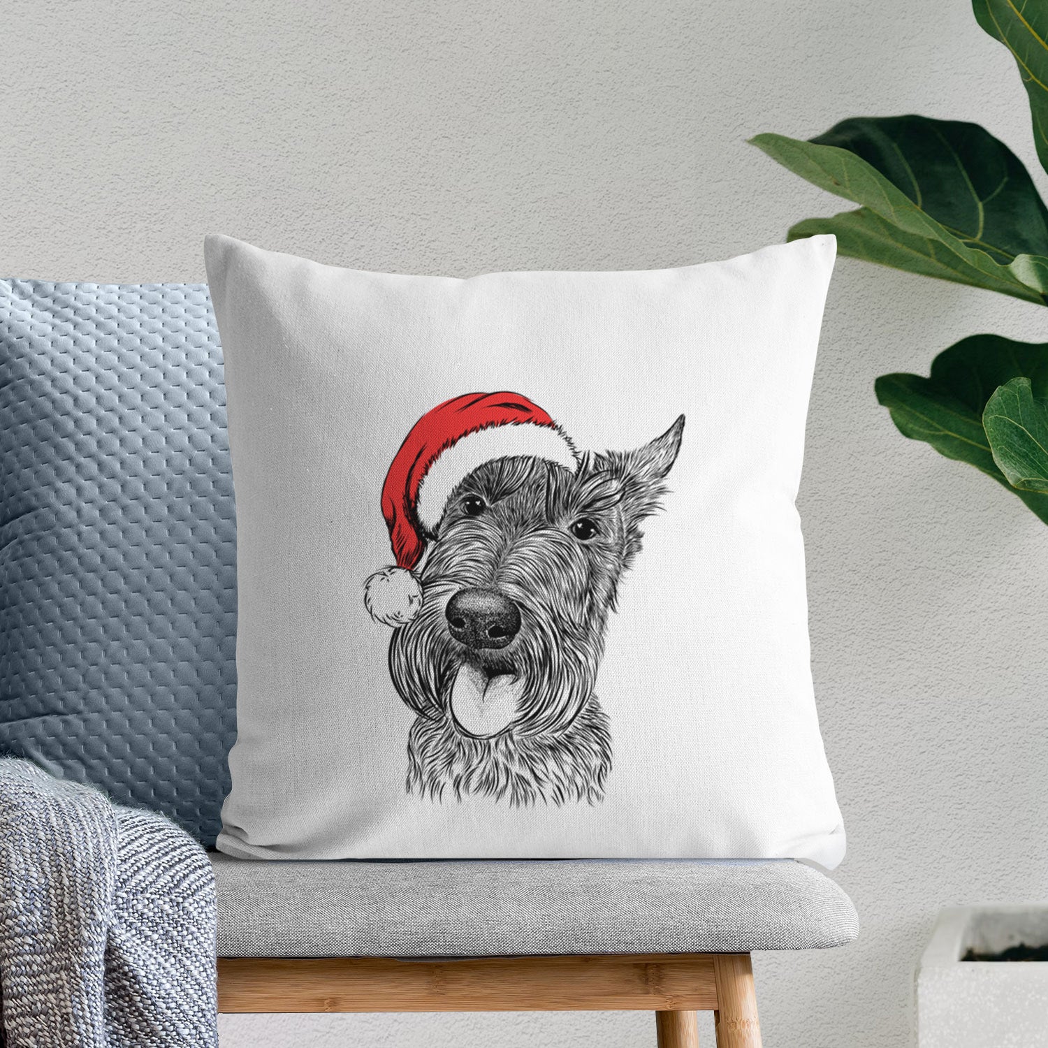 Magnus the Scottish Terrier - Throw Pillow Cover
