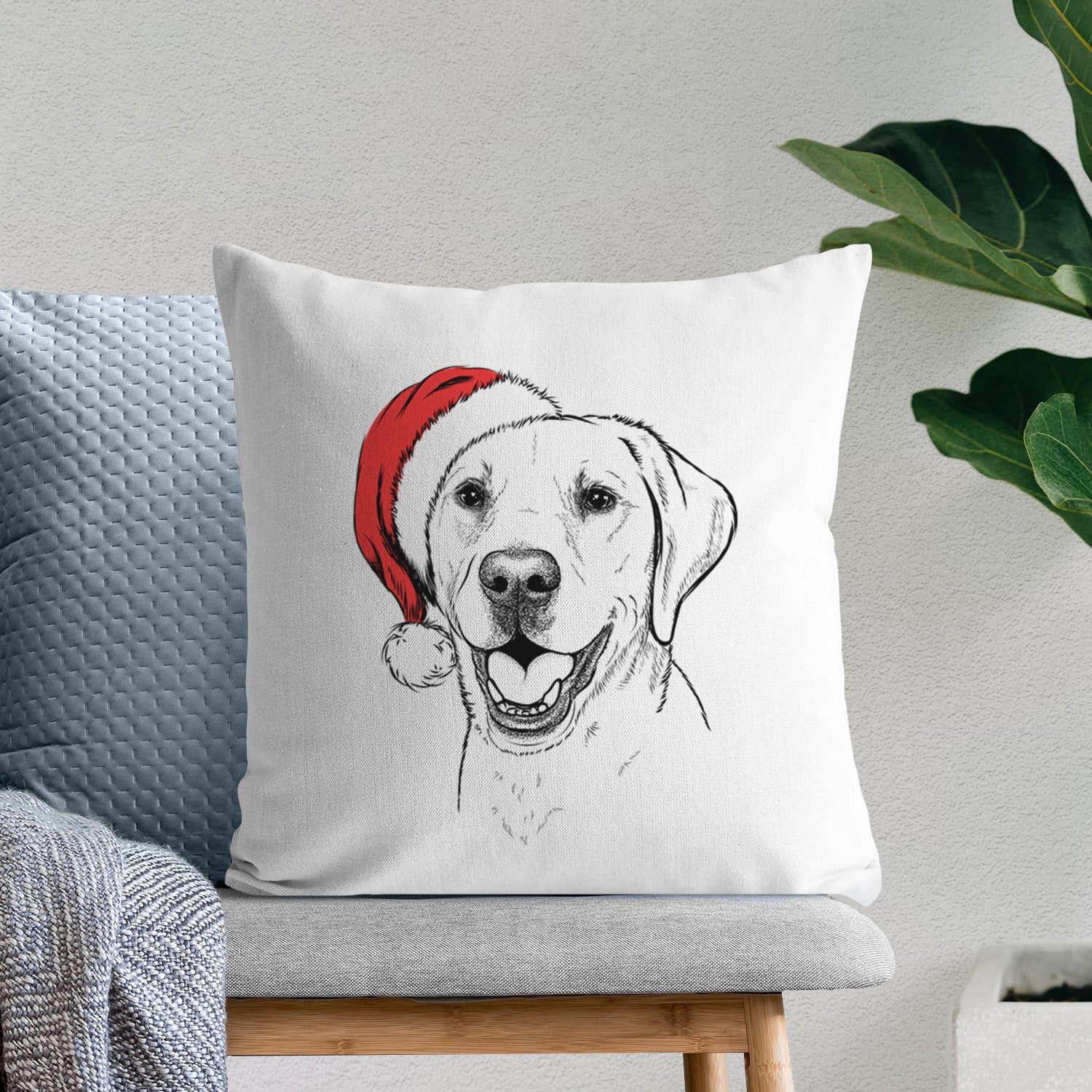 Nate the Labrador Retriever - Throw Pillow Cover