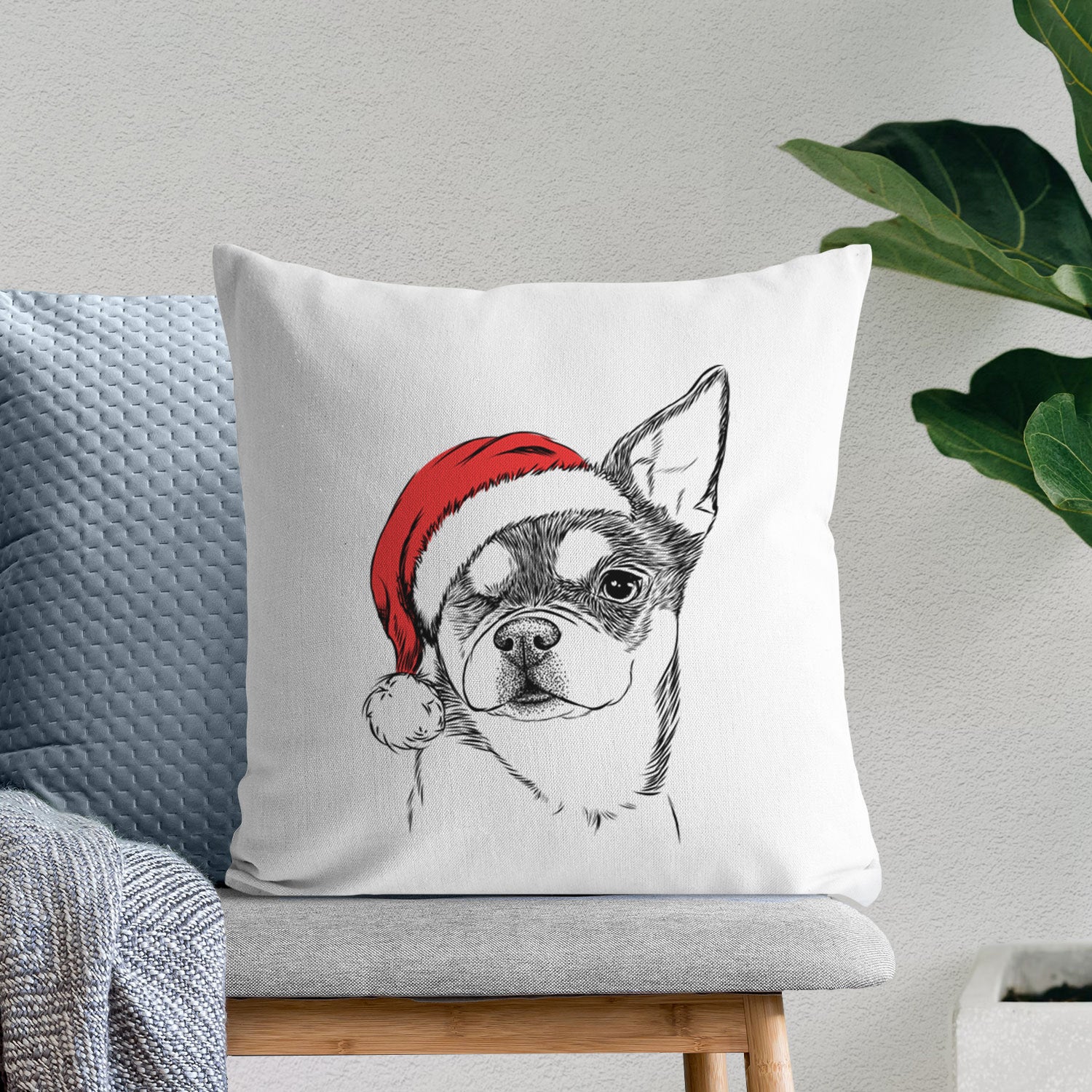 Paris the Chihuahua - Throw Pillow Cover