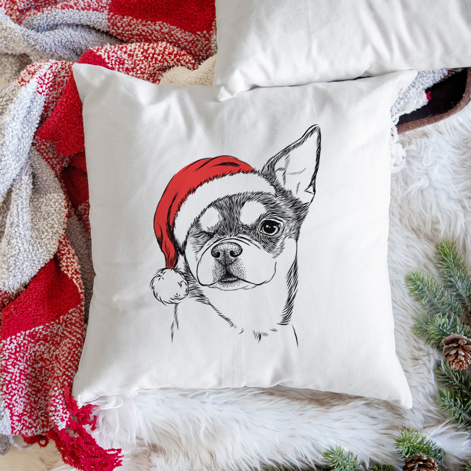 Paris the Chihuahua - Throw Pillow Cover