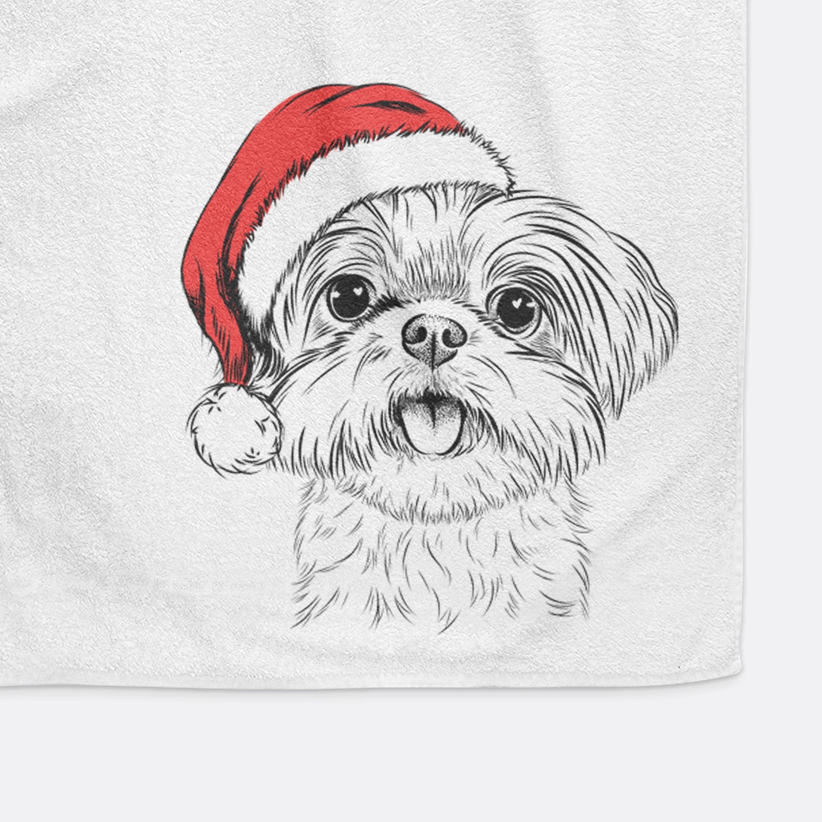 Pebbles the Shorkie Premium Hand Towel