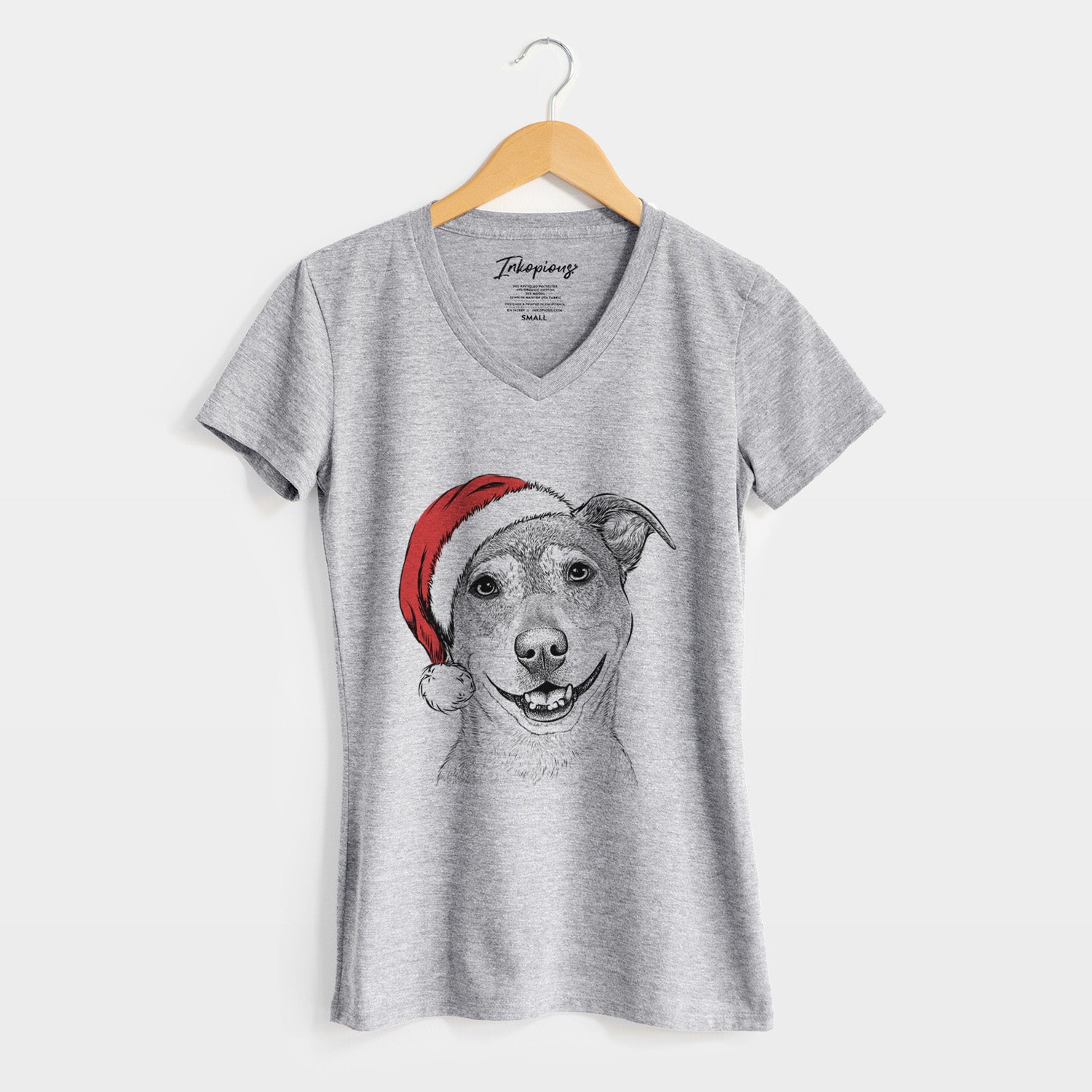 Santa Reese the Mountain Cur - Women's Perfect V-neck Shirt