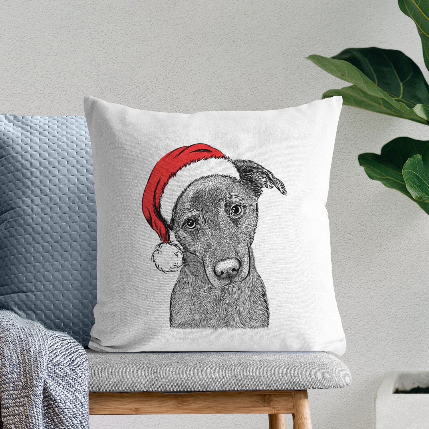 Sadie the Whipador - Throw Pillow Cover