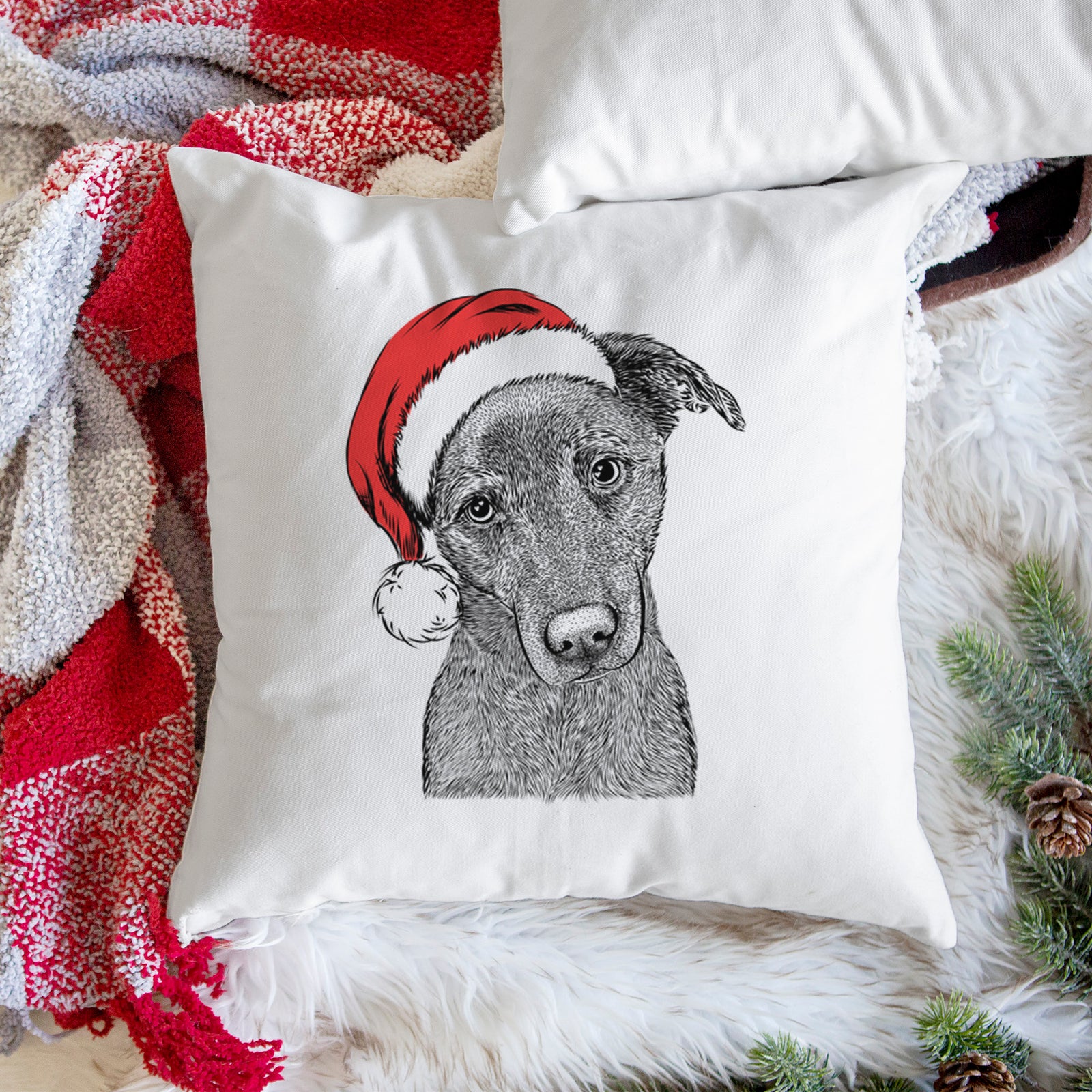 Sadie the Whipador - Throw Pillow Cover
