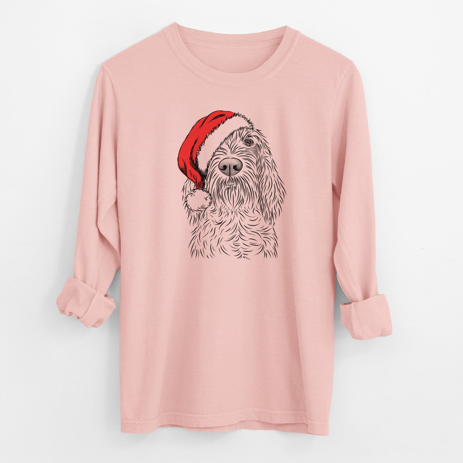 Santa Stefano the Spinone Italiano - Men's Heavyweight 100% Cotton Long Sleeve