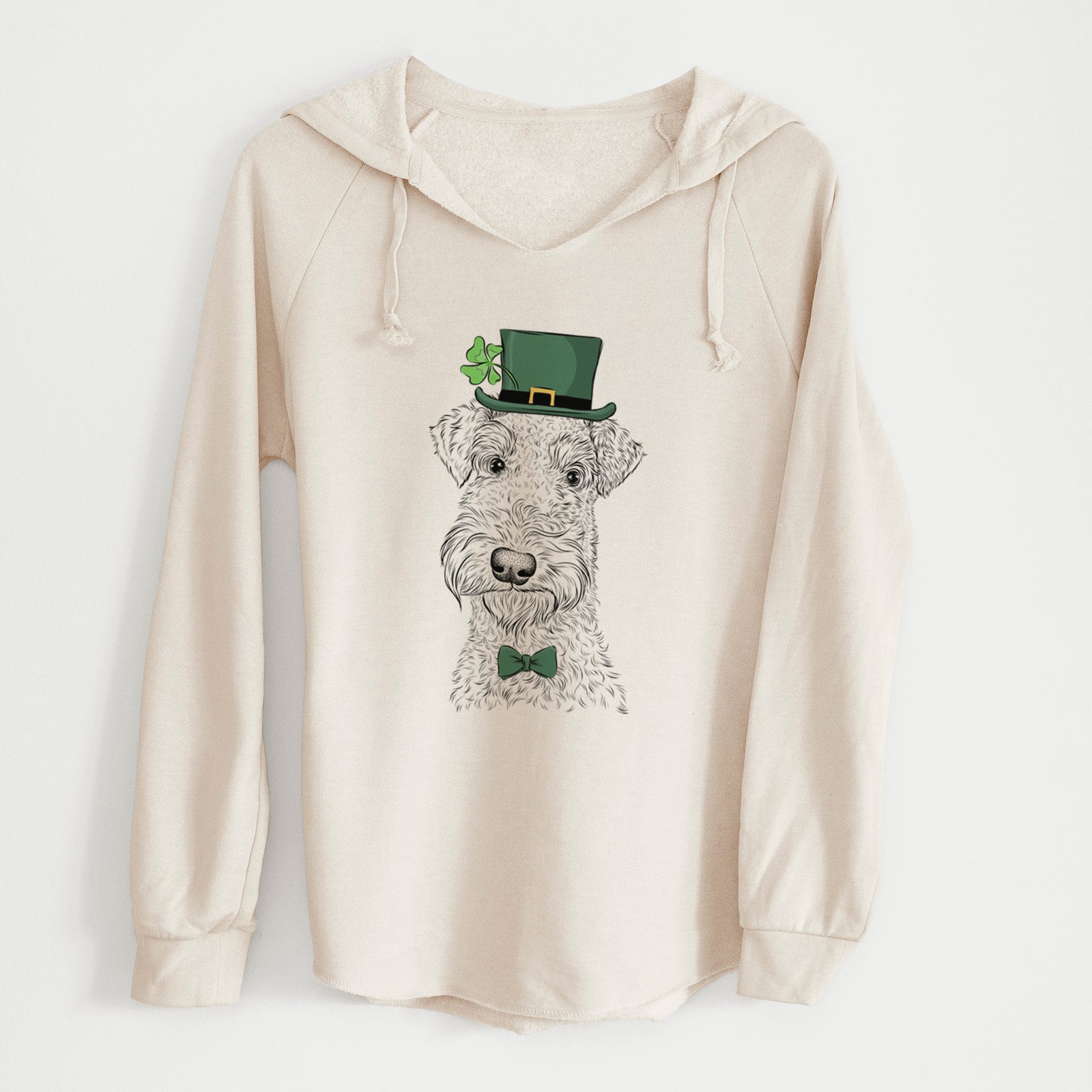St. Patrick's Roc Haven Maggie May the Airedale Terrier - Cali Wave Hooded Sweatshirt