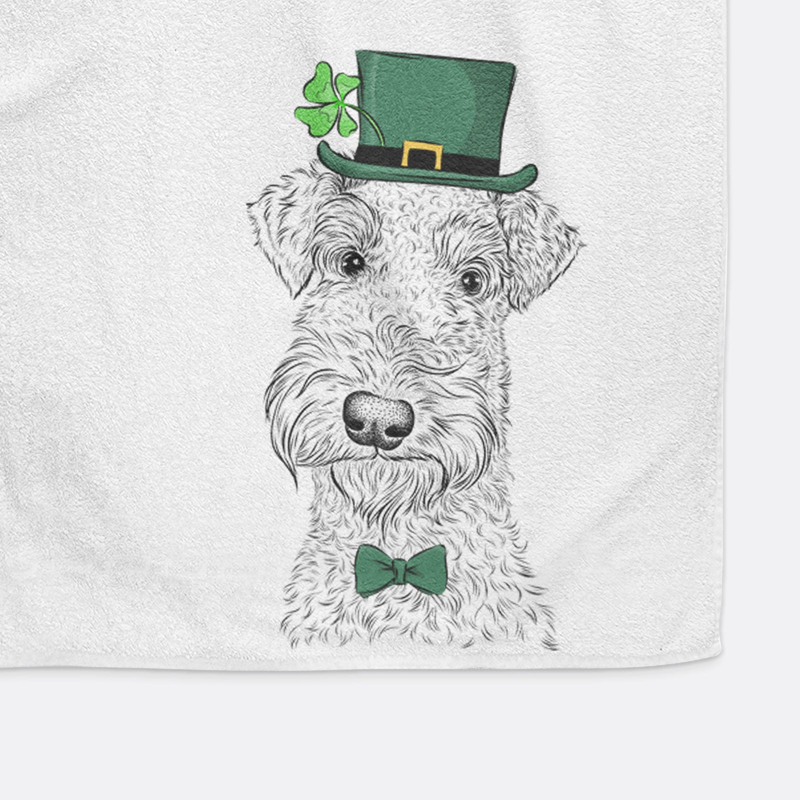 Roc Haven Maggie May the Airedale Terrier Decorative Hand Towel