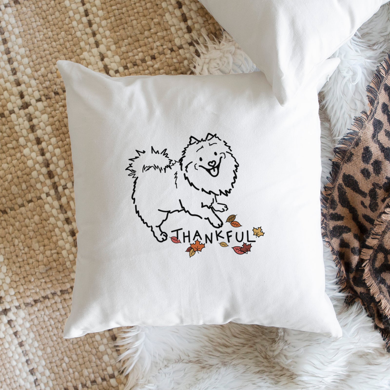 Love Always Pomeranian Mix - Goldie - Throw Pillow Cover