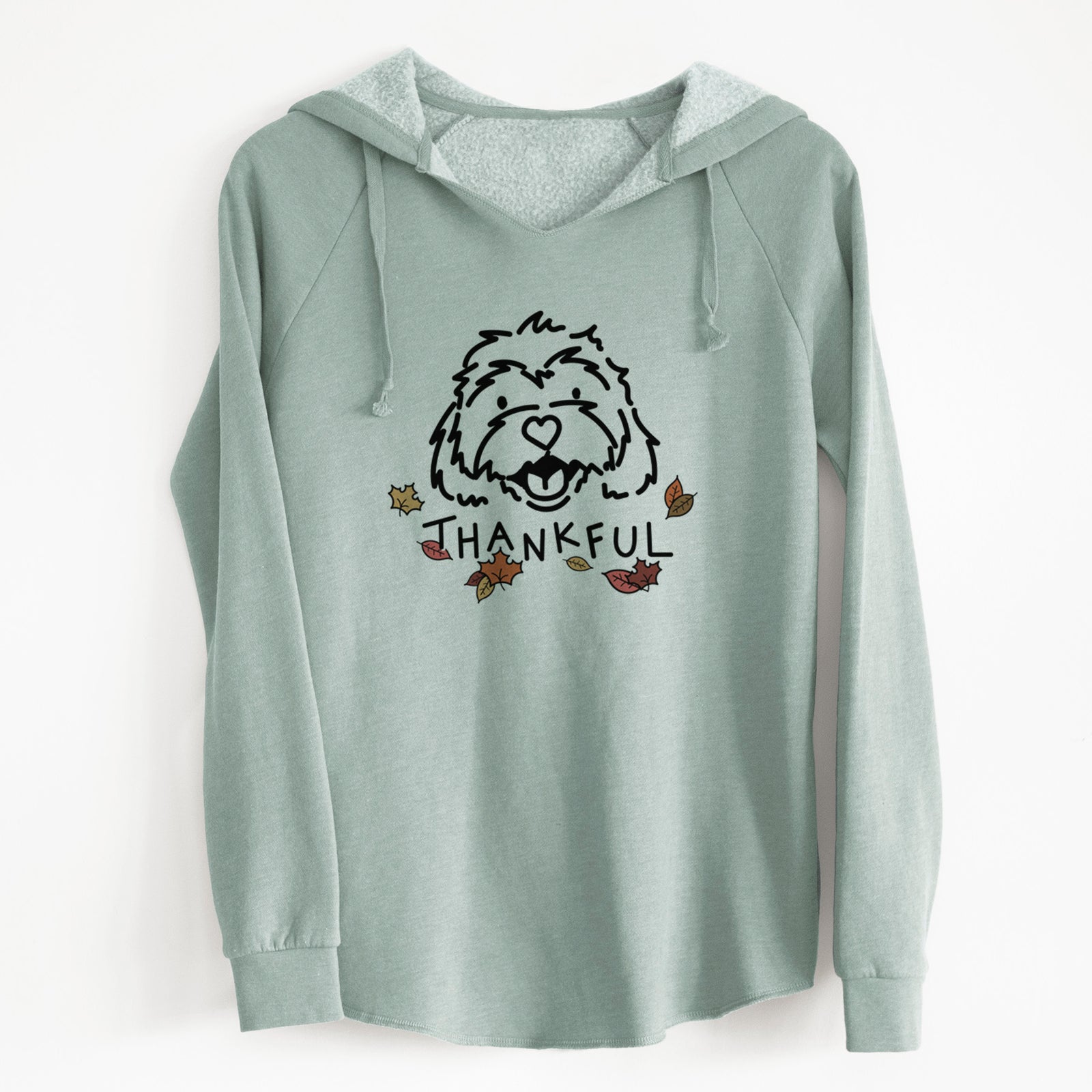 Thankful Cavachon - Harry - Cali Wave Hooded Sweatshirt