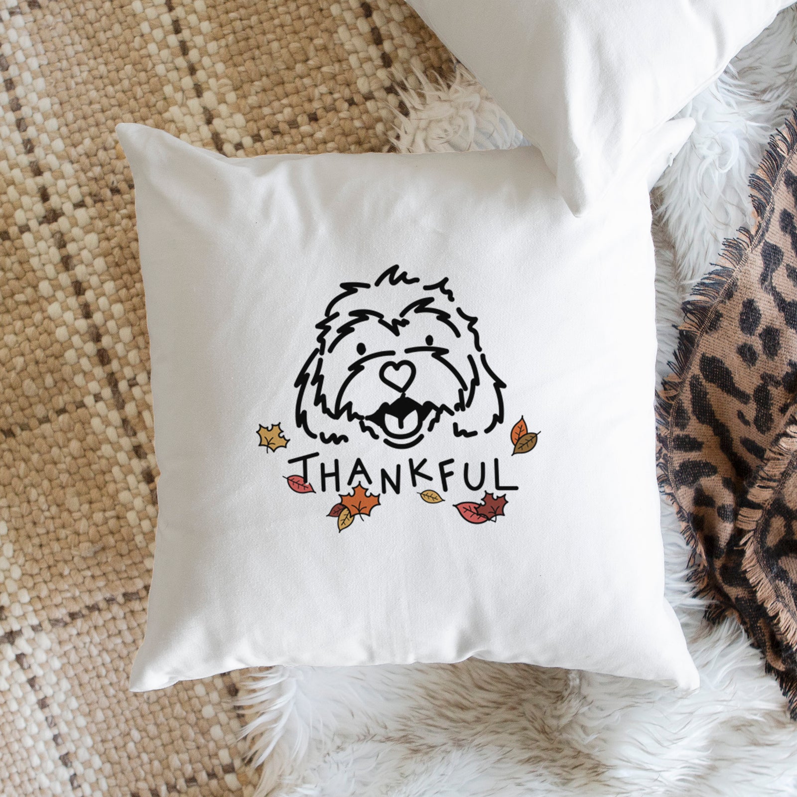 Love Always Cavachon - Harry - Throw Pillow Cover