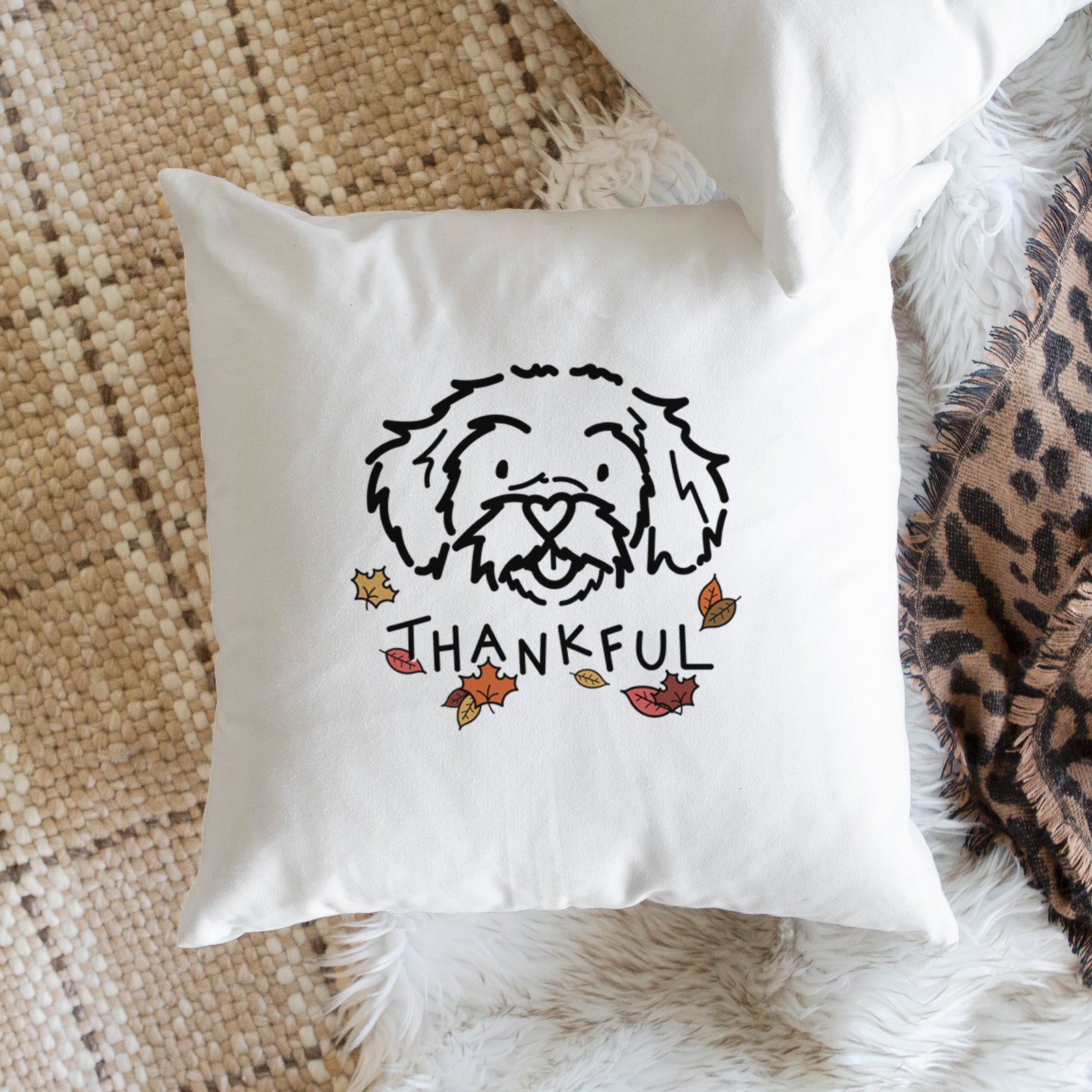 Love Always Peekapoo - Jo Jo - Throw Pillow Cover