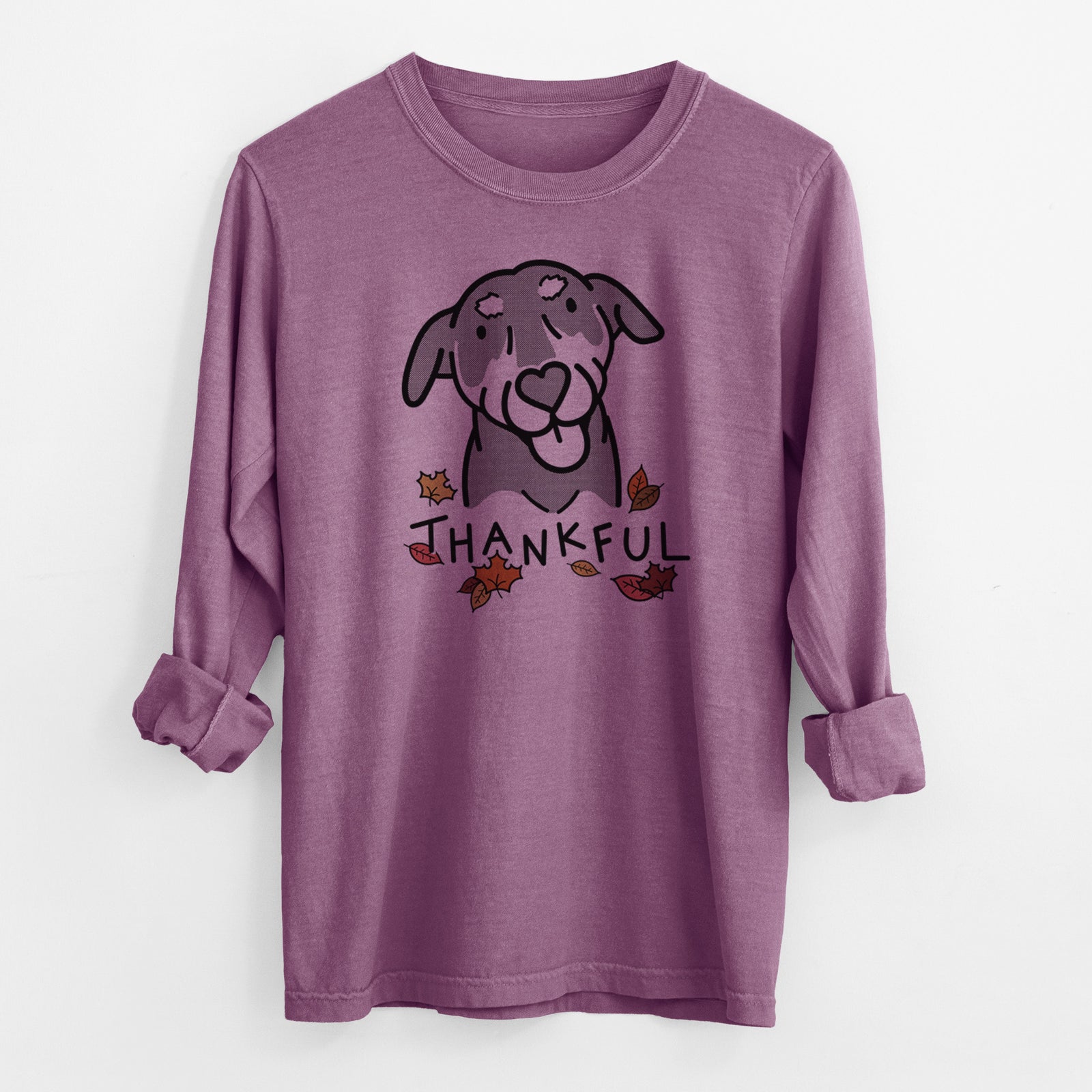 Thankful Mixed Breed - Lousia - Men's Heavyweight 100% Cotton Long Sleeve