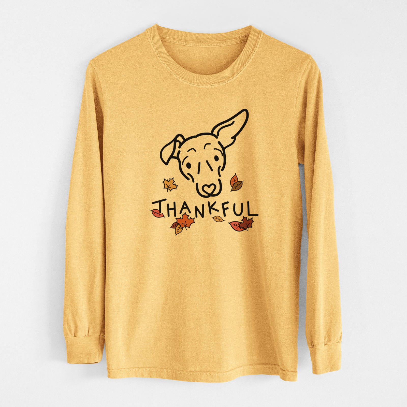 Thankful Mixed Breed - Millie - Men's Heavyweight 100% Cotton Long Sleeve