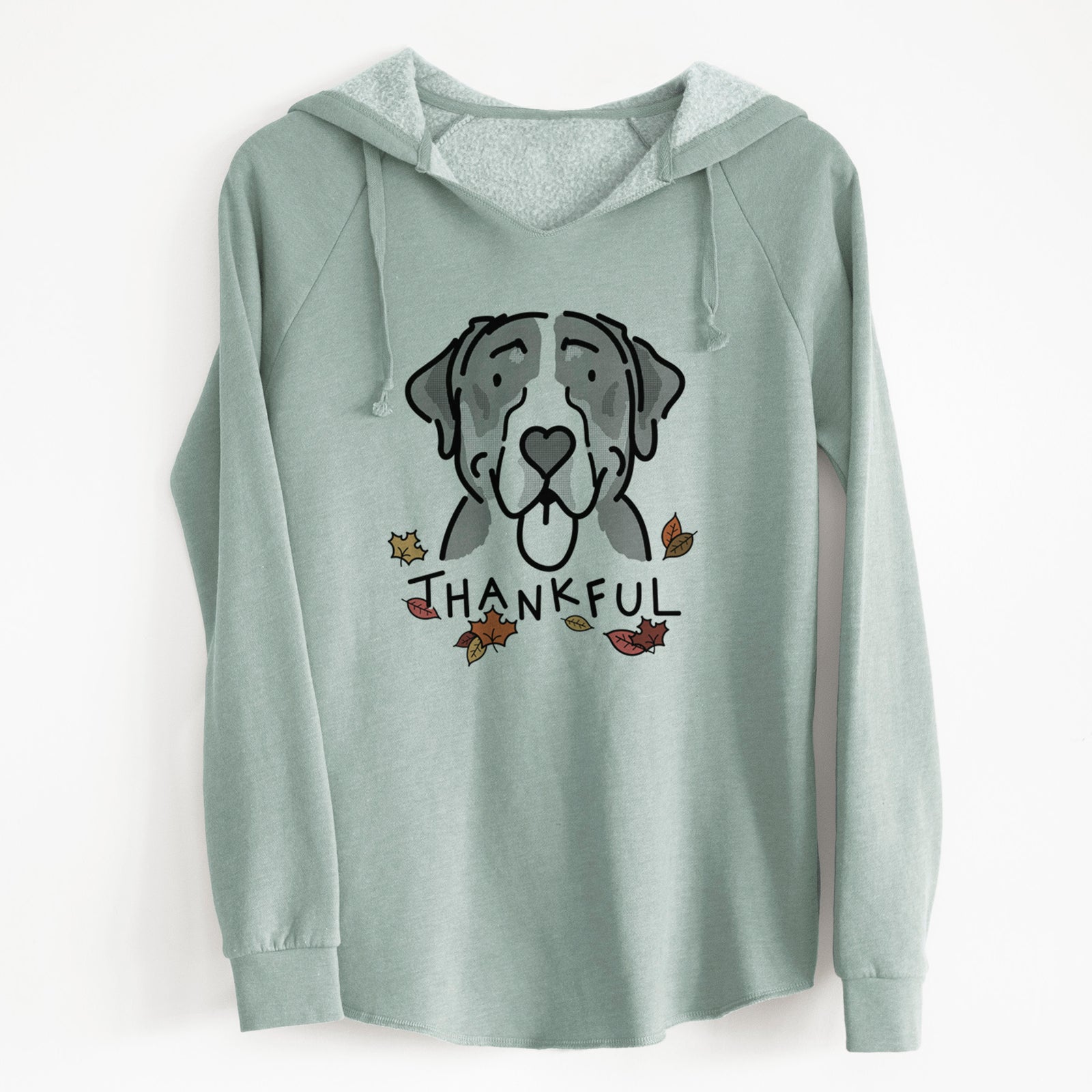 Thankful Greater Swiss Mountain Dog - Moose - Cali Wave Hooded Sweatshirt
