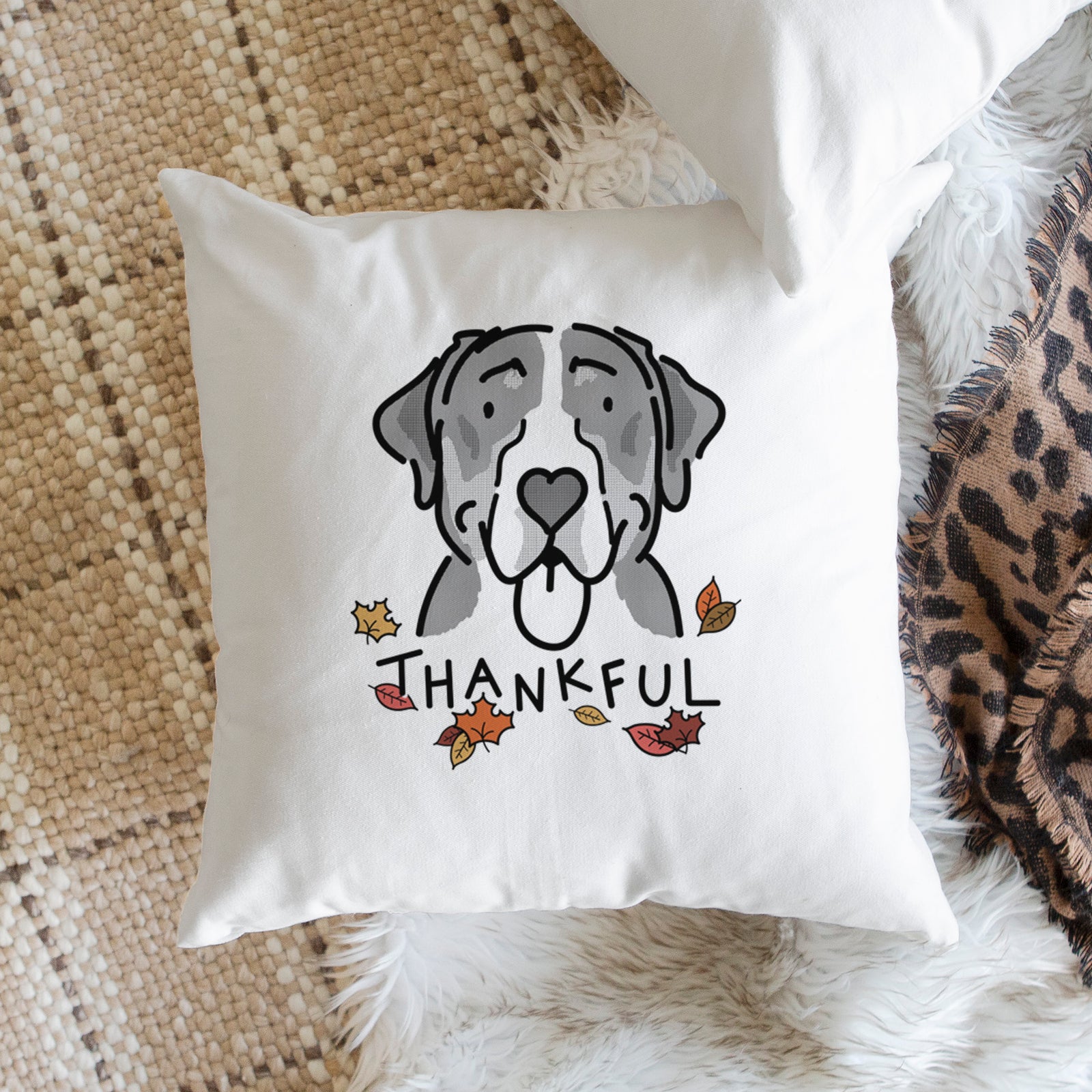 Love Always Greater Swiss Mountain Dog - Moose - Throw Pillow Cover