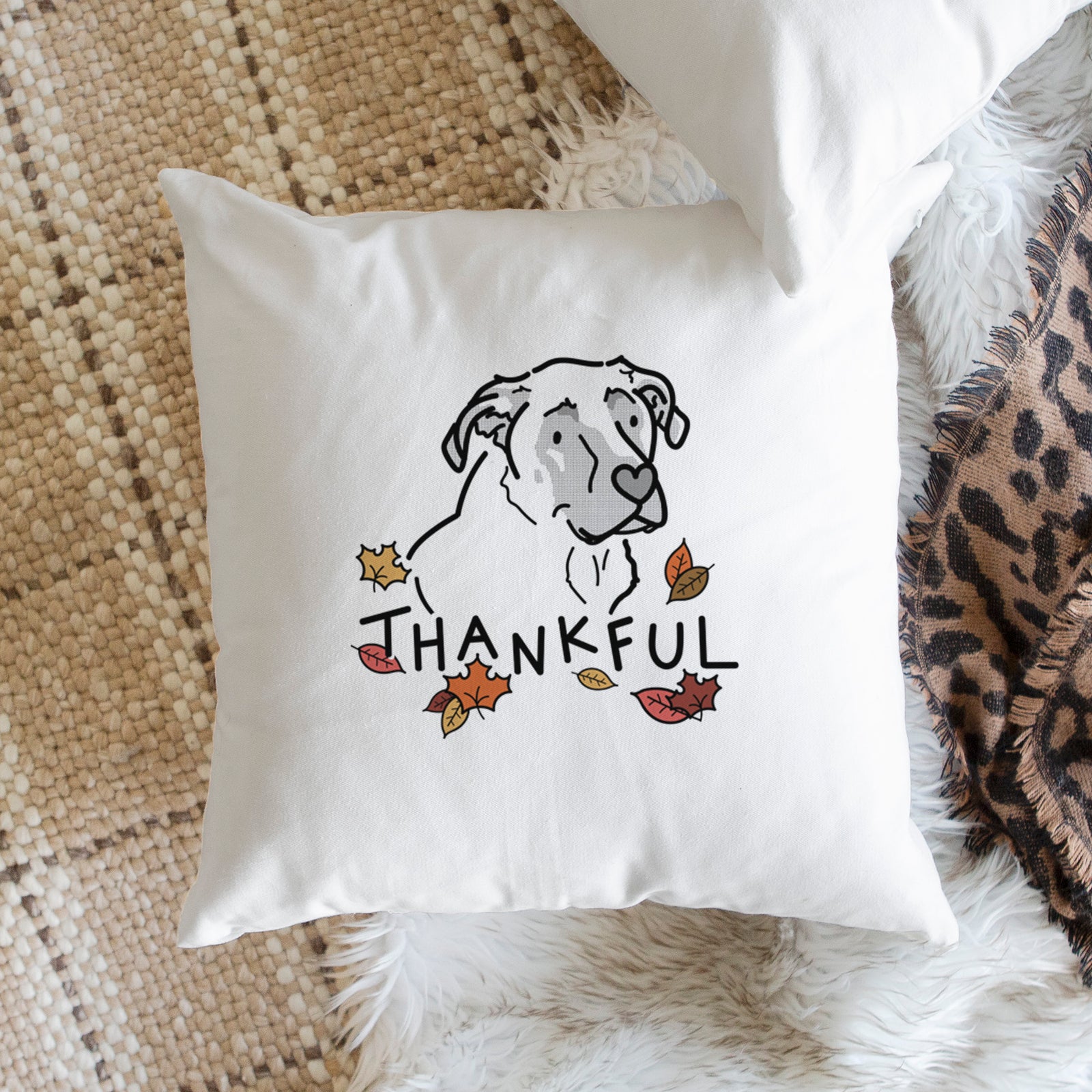 Love Always Mastiff German Shepherd Mix - Tank - Throw Pillow Cover