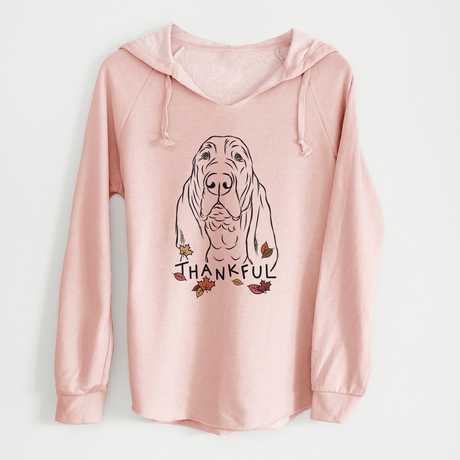 Thankful Baron the Bloodhound - Cali Wave Hooded Sweatshirt