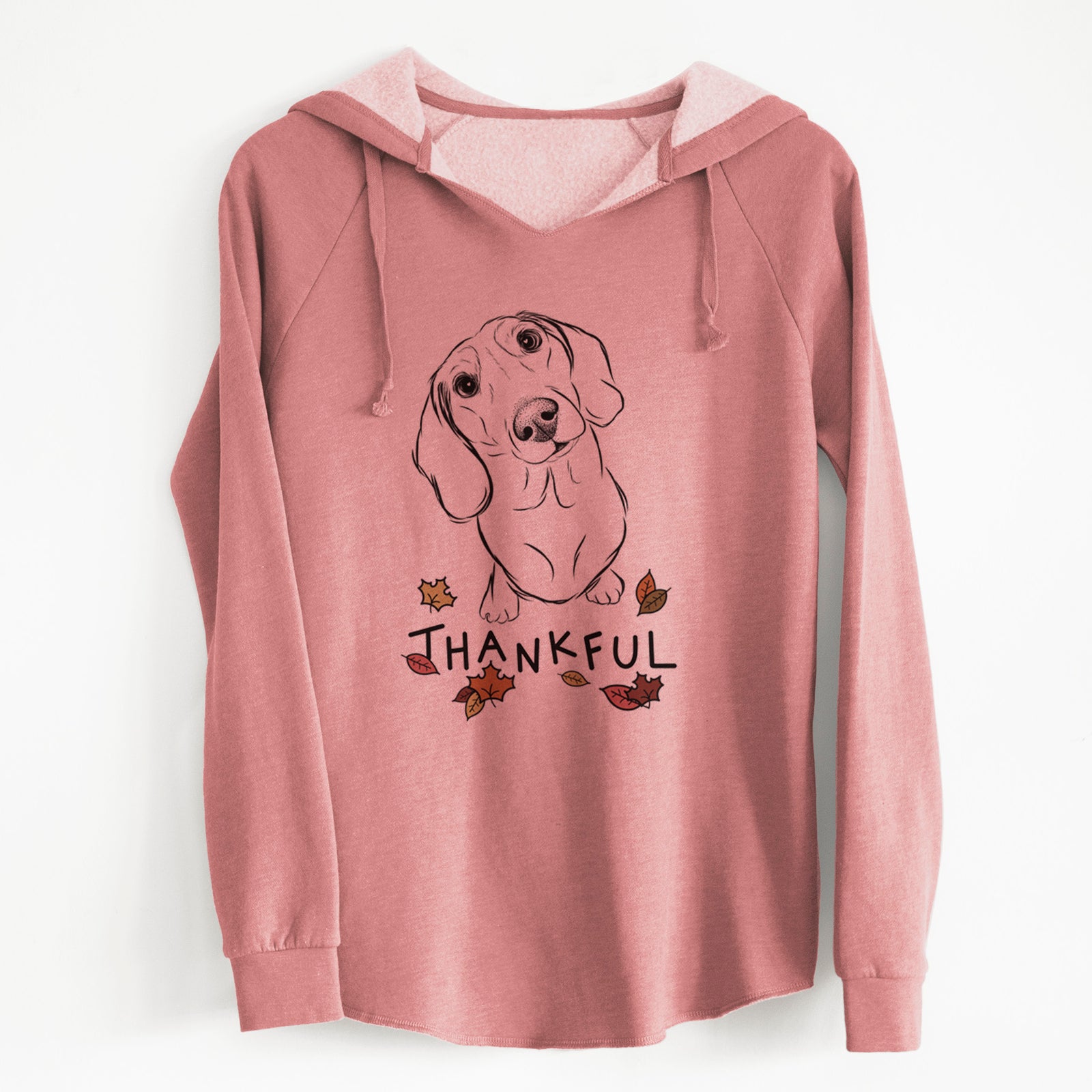 Thankful Bill the Dachshund - Cali Wave Hooded Sweatshirt