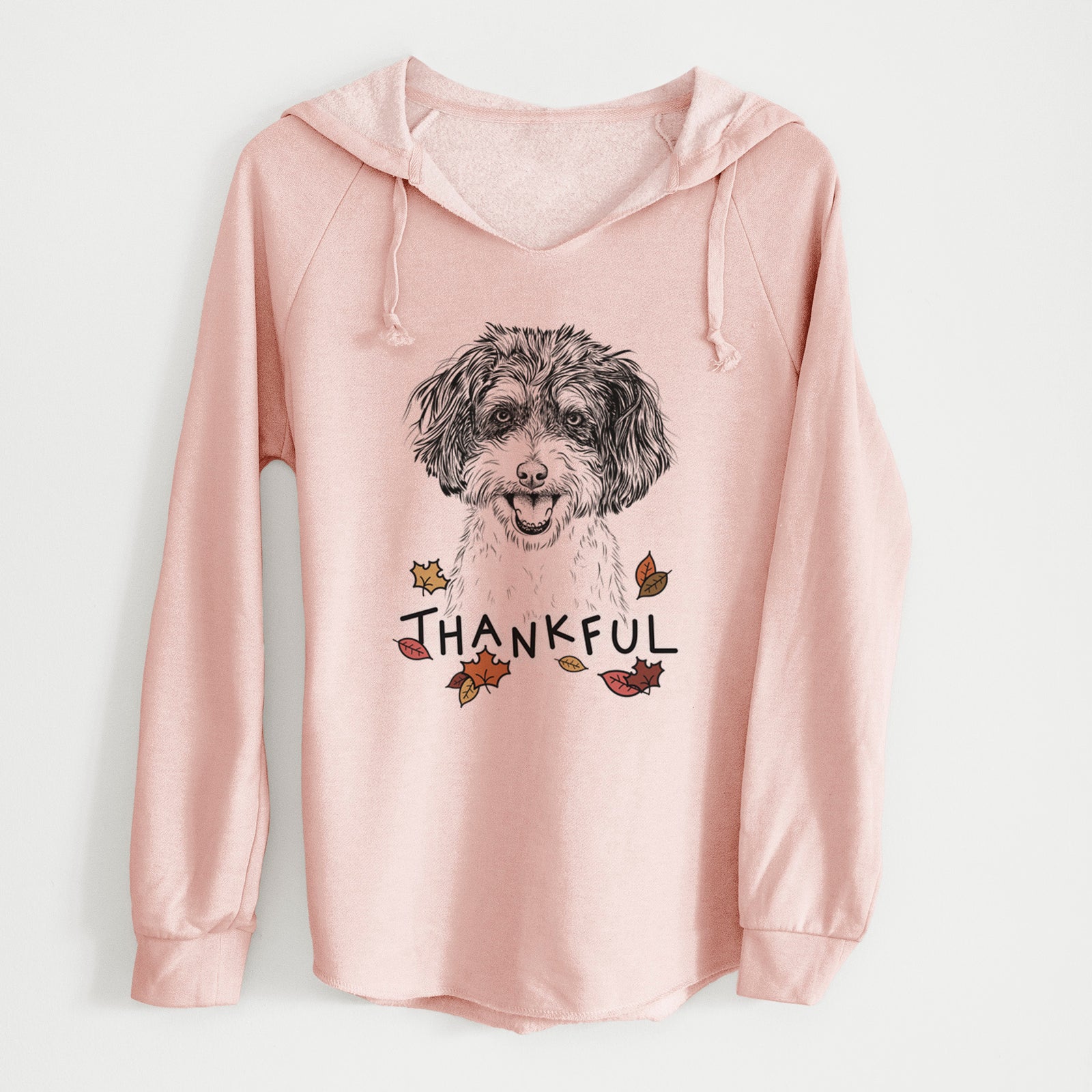 Thankful Carlos the Cavapoo - Cali Wave Hooded Sweatshirt