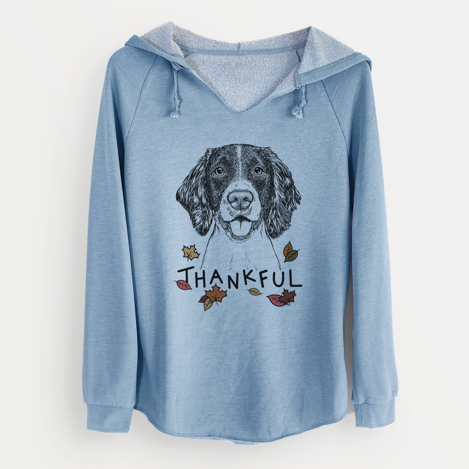 Thankful Ever the English Springer Spaniel - Cali Wave Hooded Sweatshirt