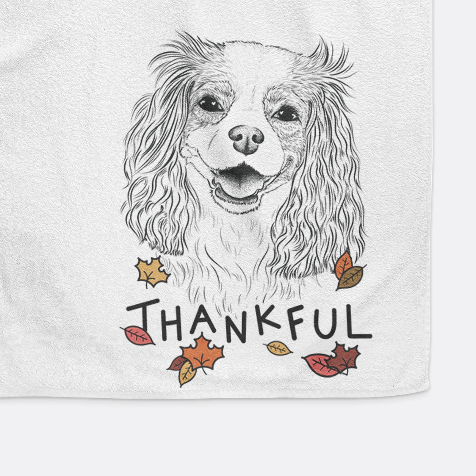 Halley Comet the Cavalier King Charles Spaniel Premium Hand Towel