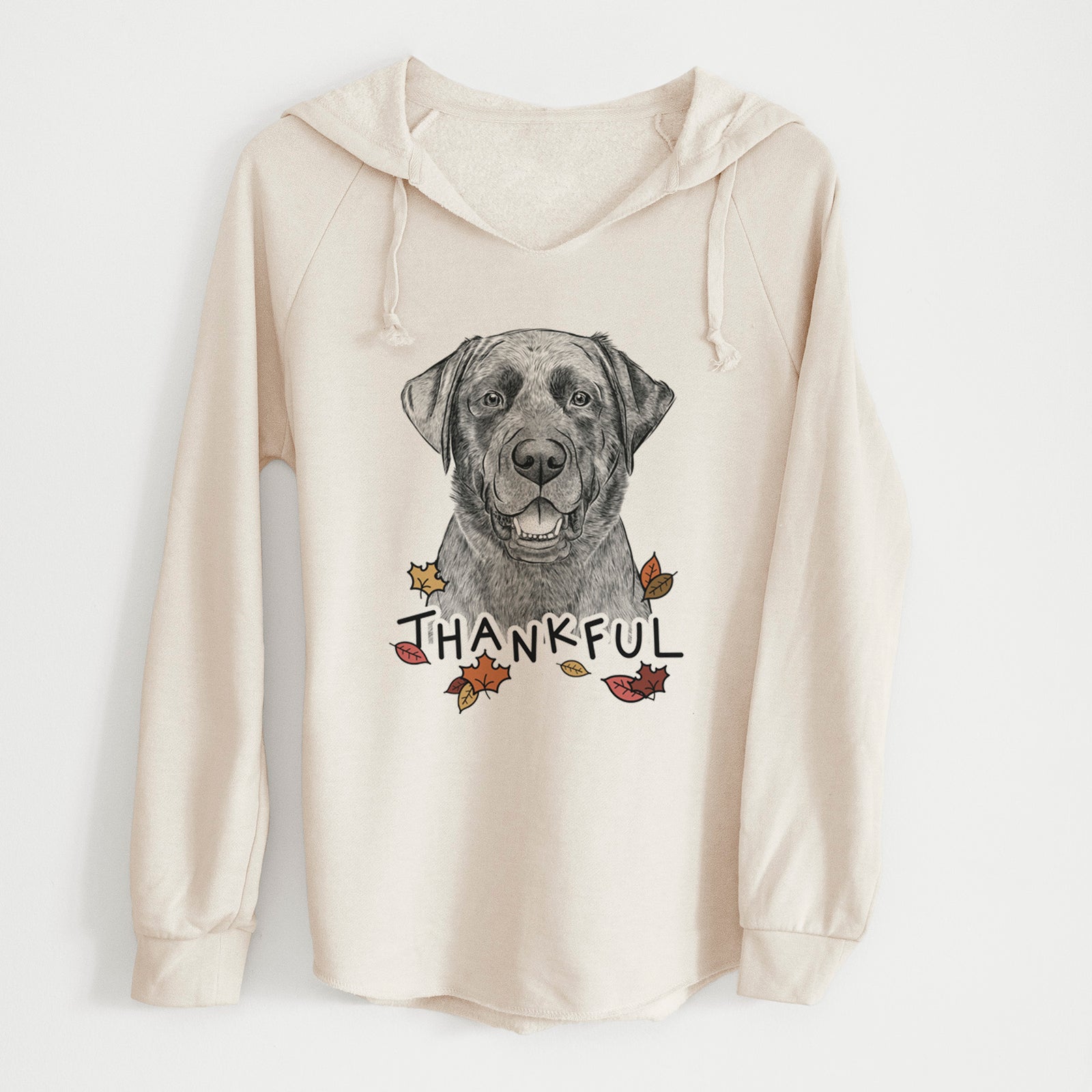 Thankful Heath the Black Lab - Cali Wave Hooded Sweatshirt