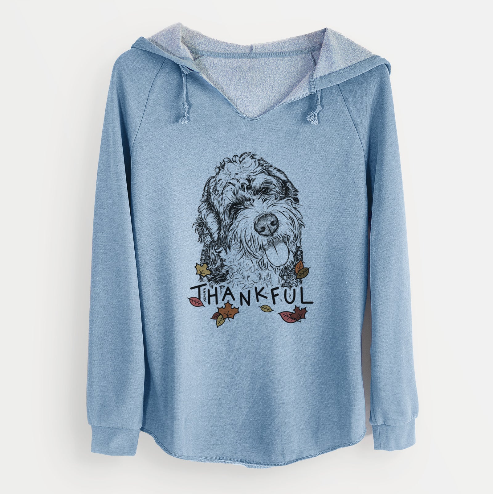 Thankful Kaci the Bernedoodle - Cali Wave Hooded Sweatshirt