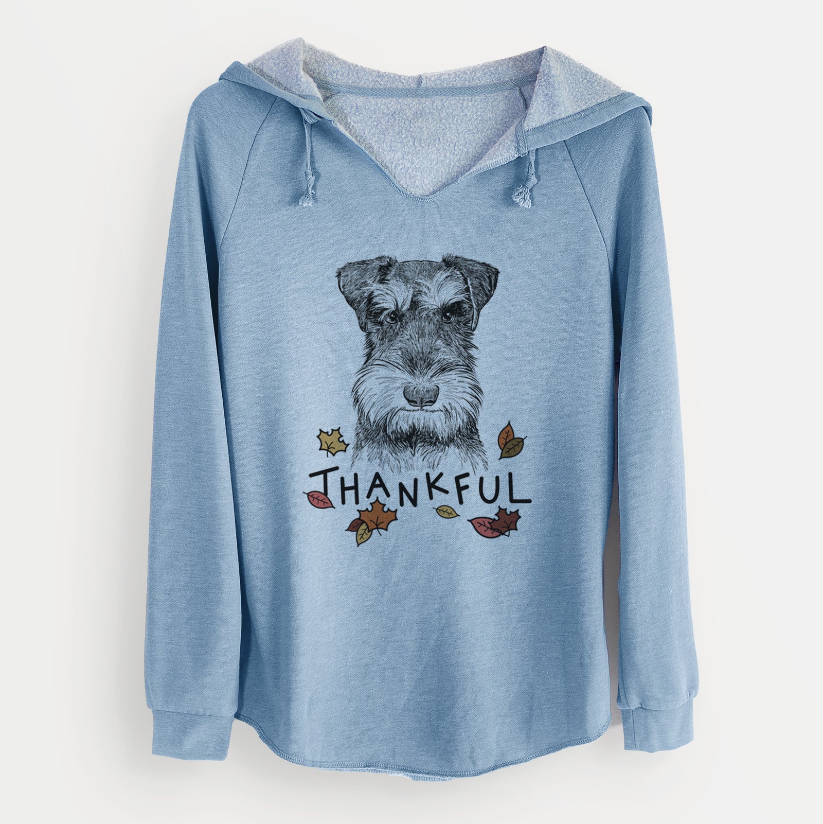 Thankful Murphy the Mini Schnauzer - Cali Wave Hooded Sweatshirt