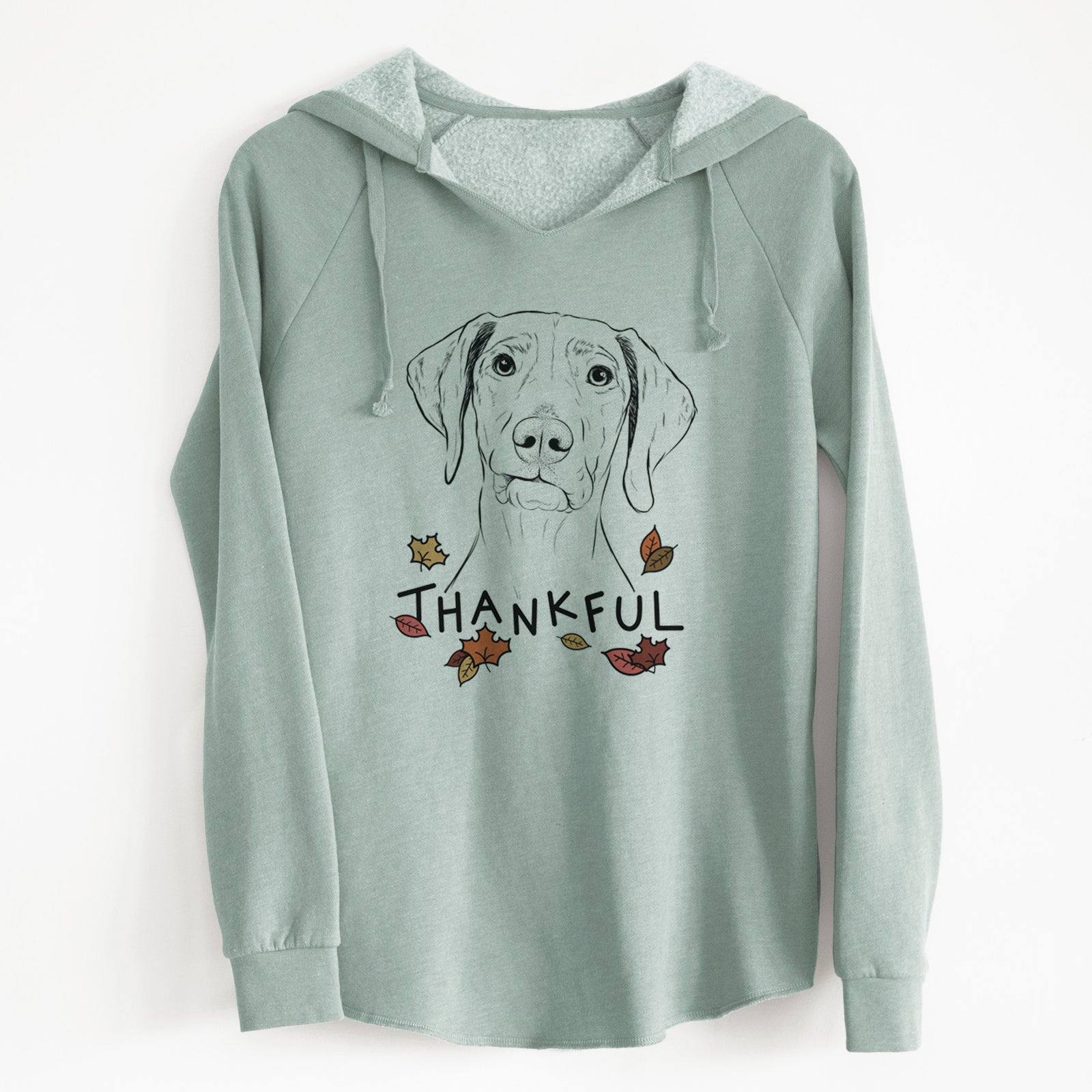 Thankful Pawley the Vizsla - Cali Wave Hooded Sweatshirt