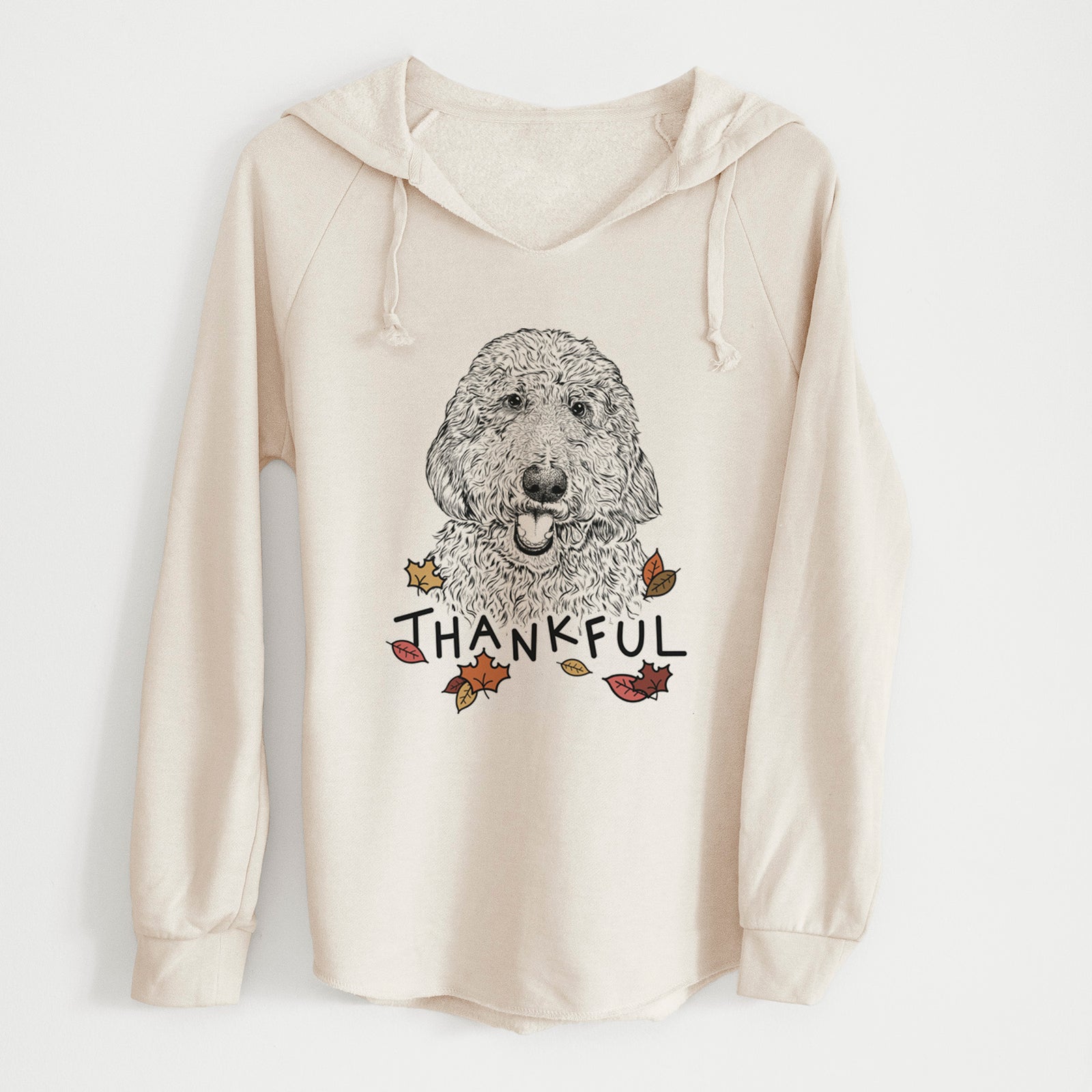 Thankful Whisper the Goldendoodle - Cali Wave Hooded Sweatshirt