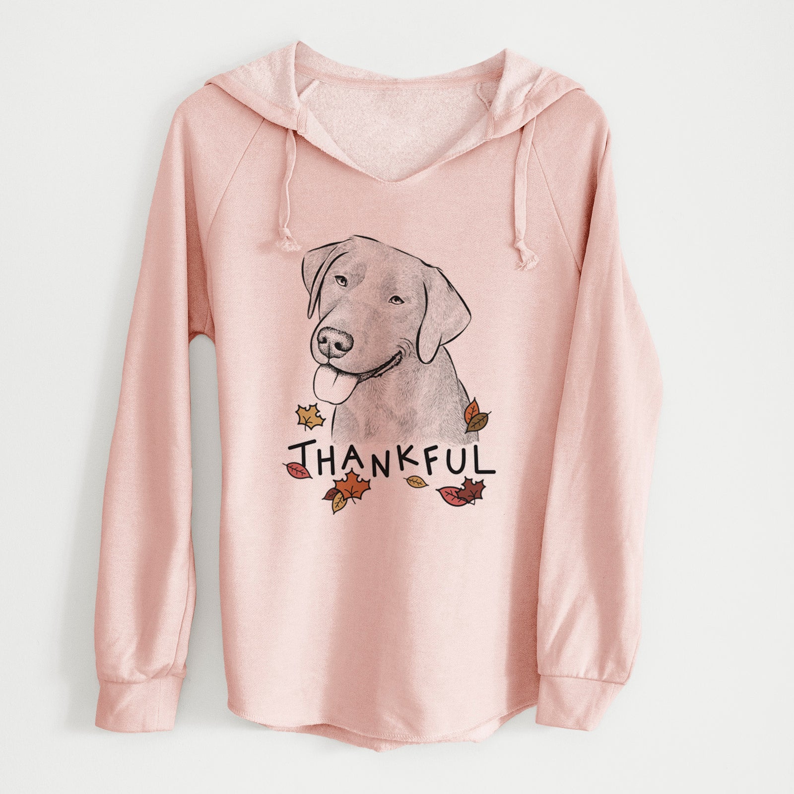Thankful Zeppelin the Black Labrador - Cali Wave Hooded Sweatshirt