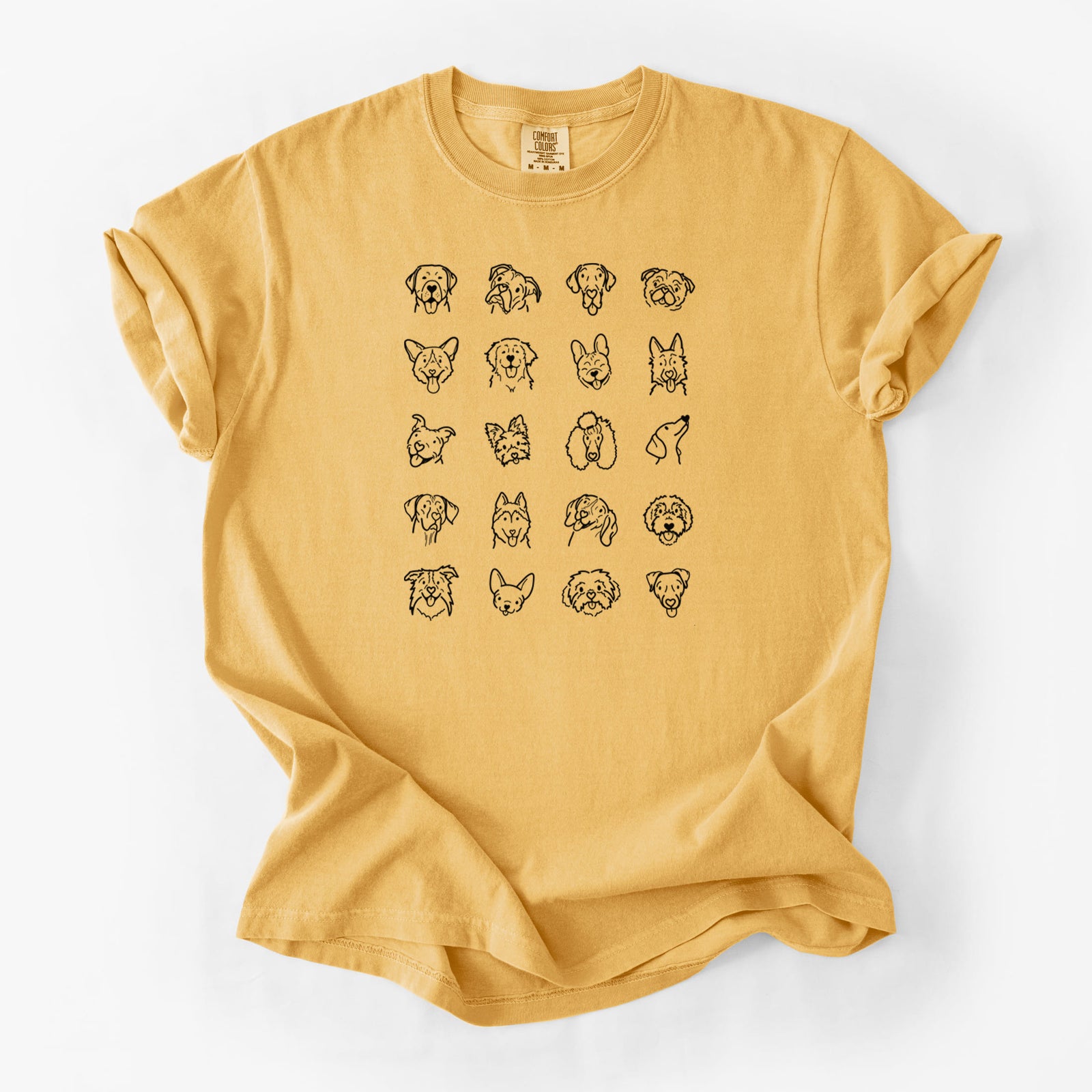They Doggy Bunch - Unisex Comfort Colors Garment-Dyed Heavyweight T-shirt in Golden Wheat
